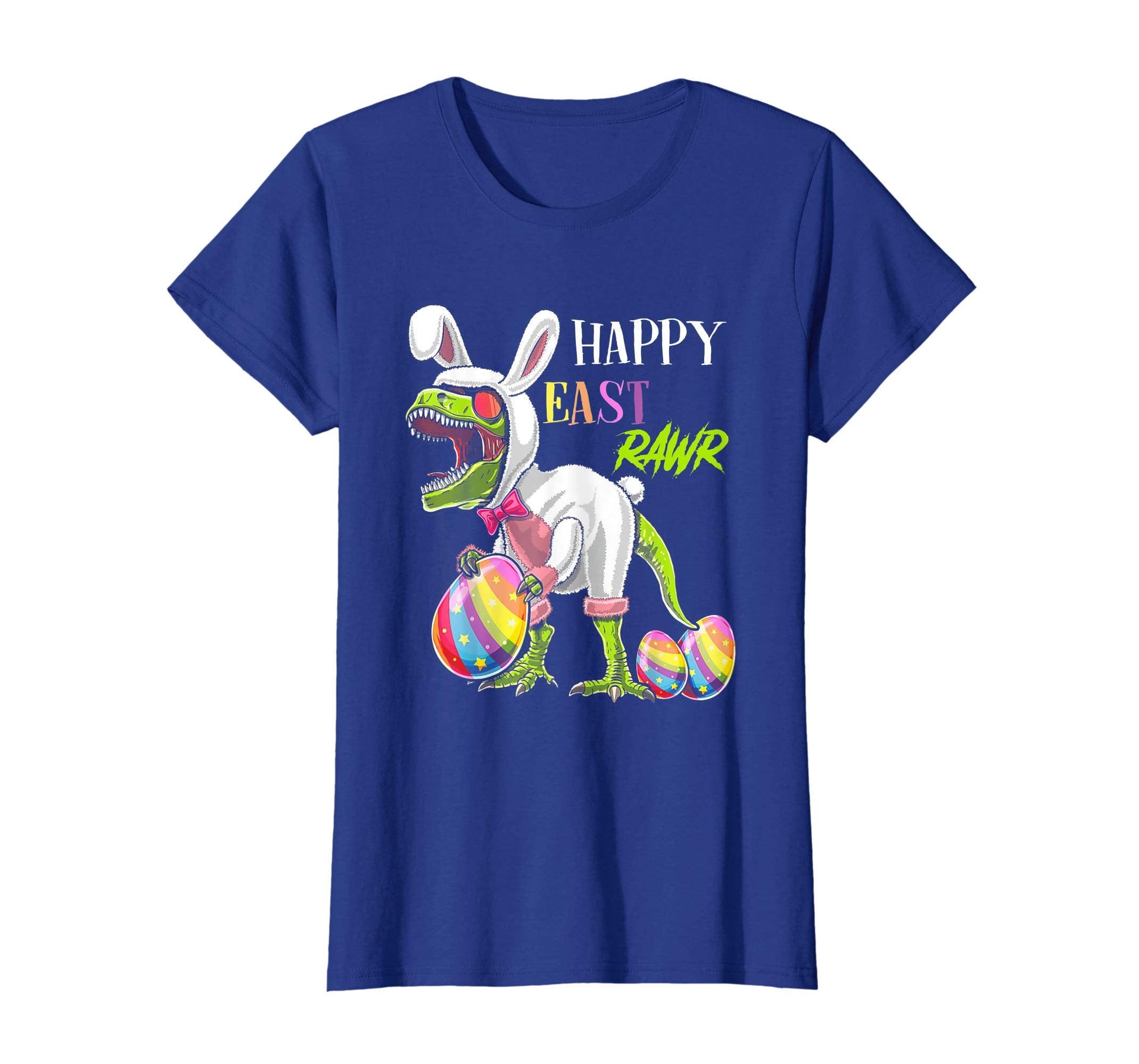 Happy Eastrawr T Rex Dinosaur Easter Bunny Egg Funny T Shirt