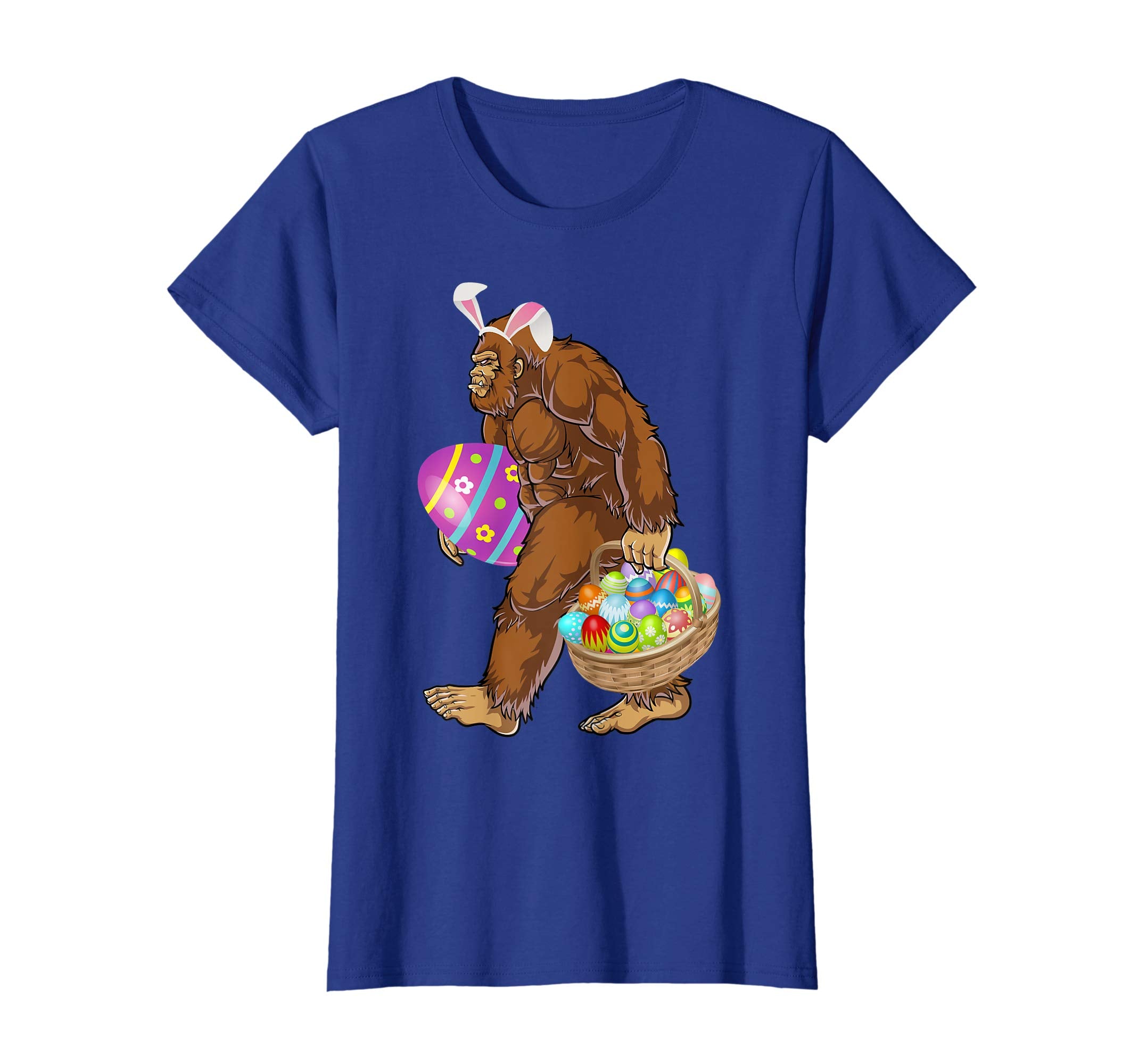 Funny Bigfoot Hunting Easter Eggs T-shirt