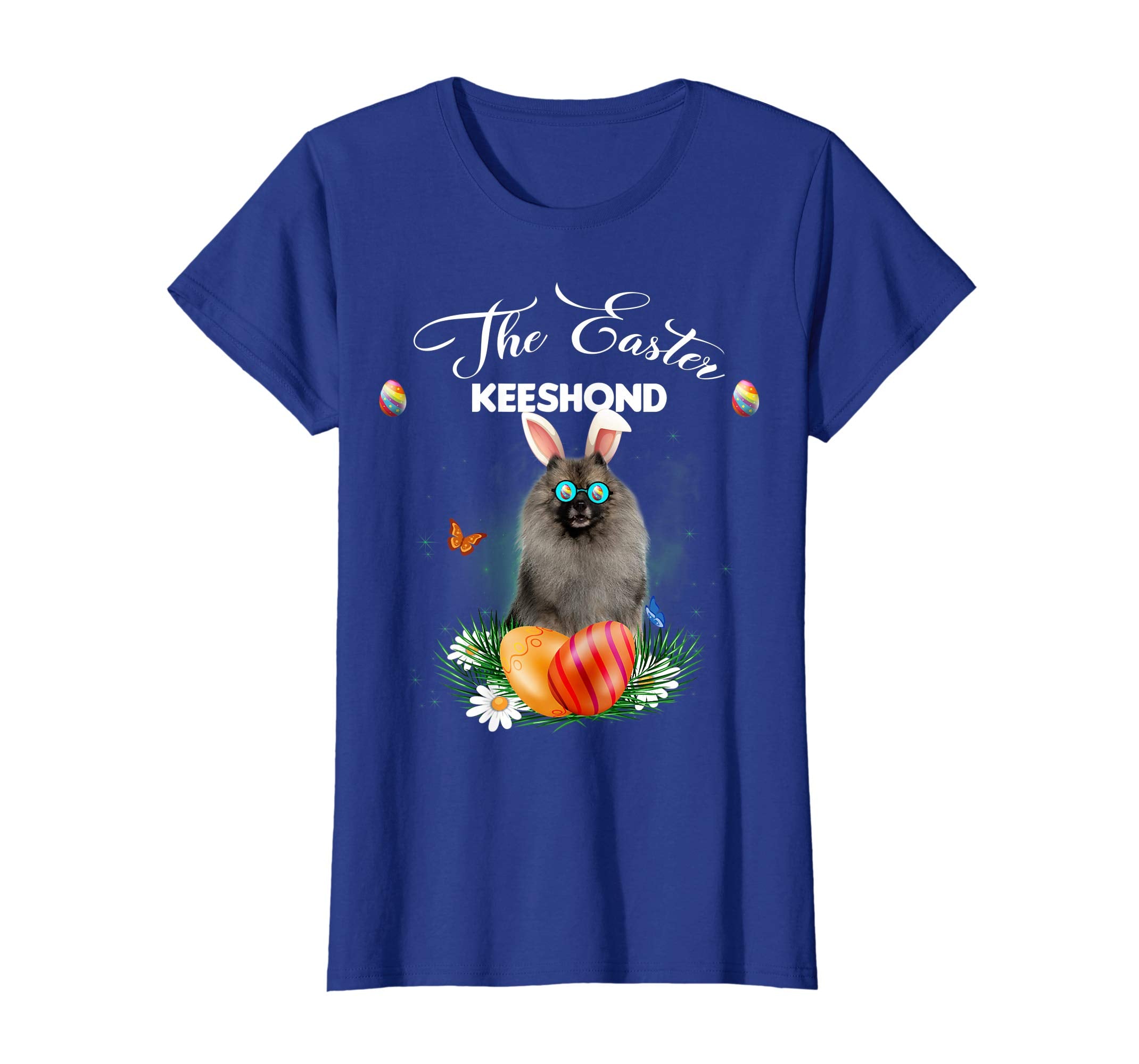Keeshond Bunny Easter Day Dog Gifts T-Shirt
