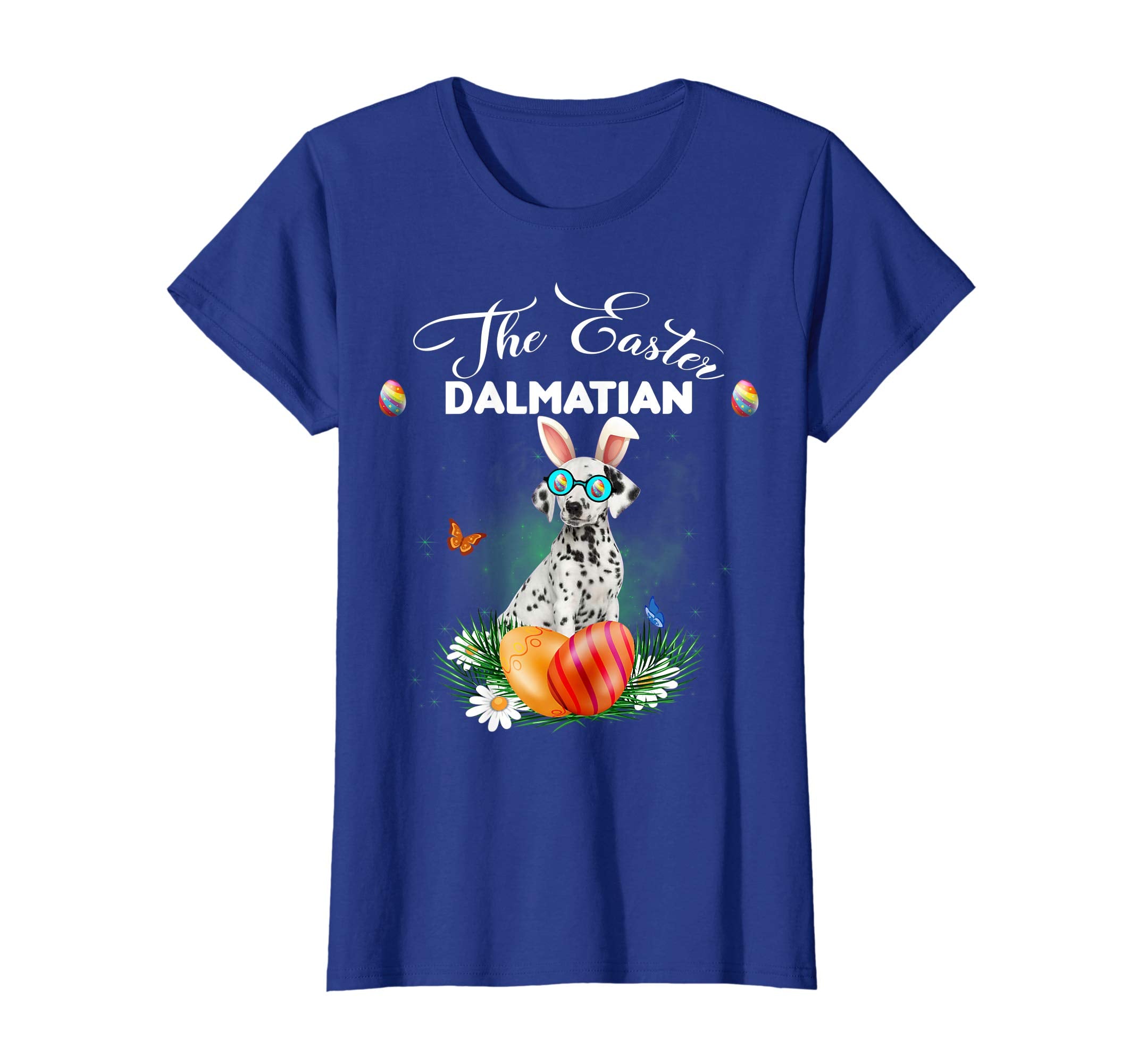 Dalmatian Bunny Easter Day Dog Gifts T-Shirt