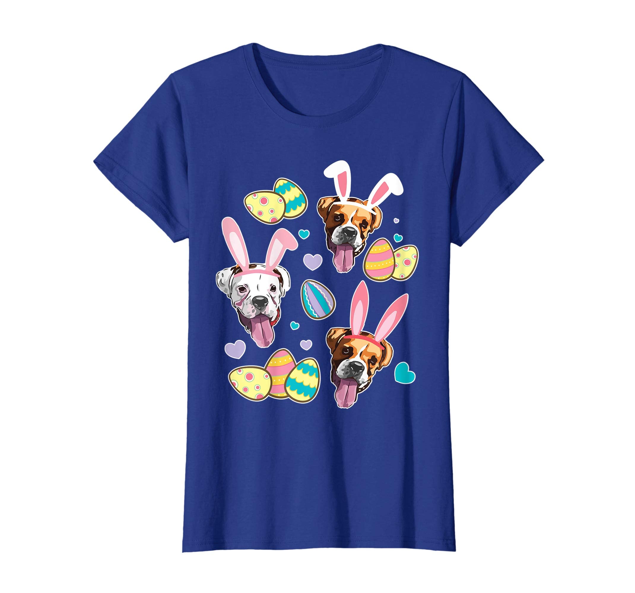Boxer Bunny Dog &amp; Easter Eggs Happy Easter Day Love Shirt