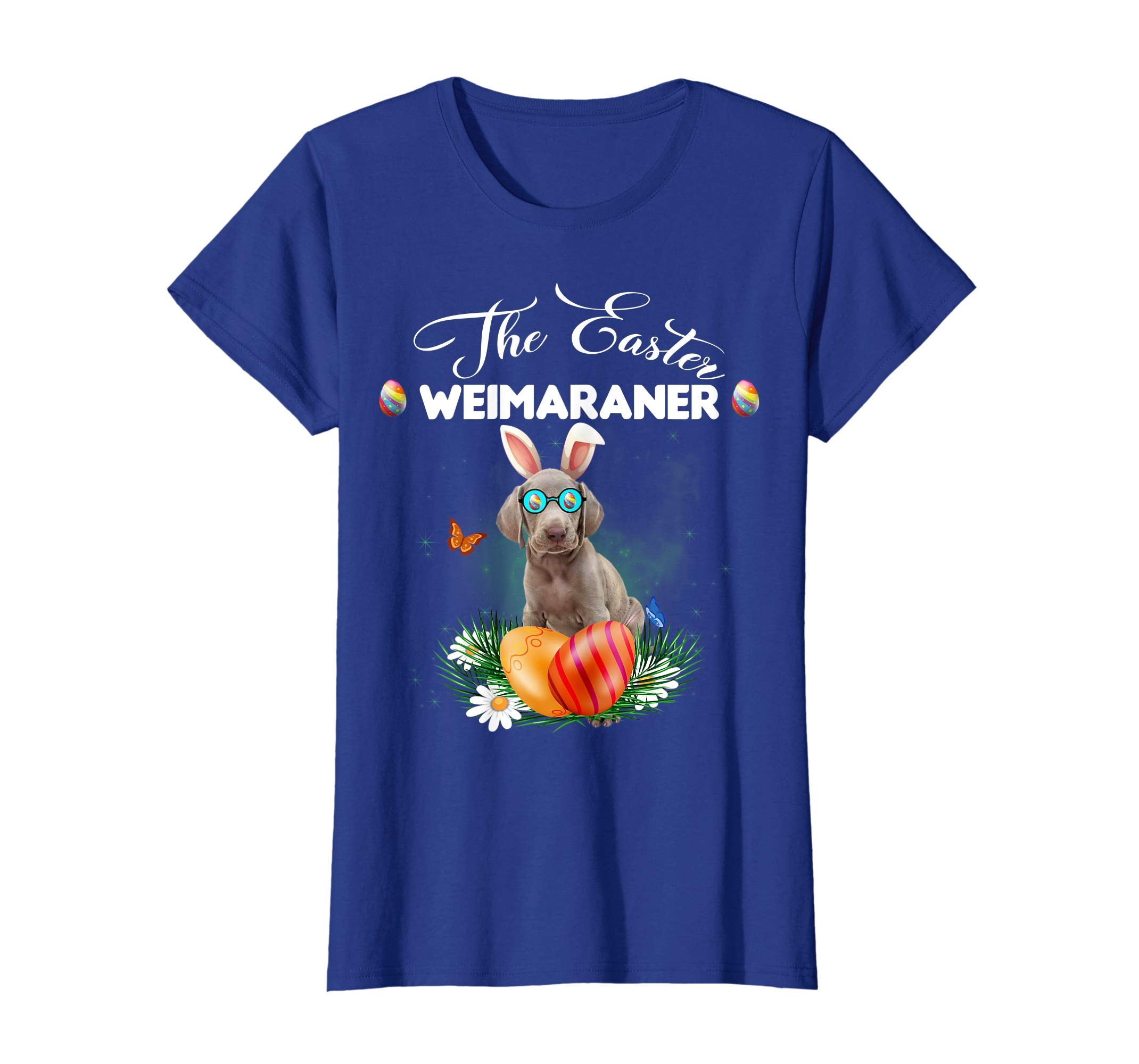 Weimaraner Bunny Easter Day Dog Gifts T-Shirt