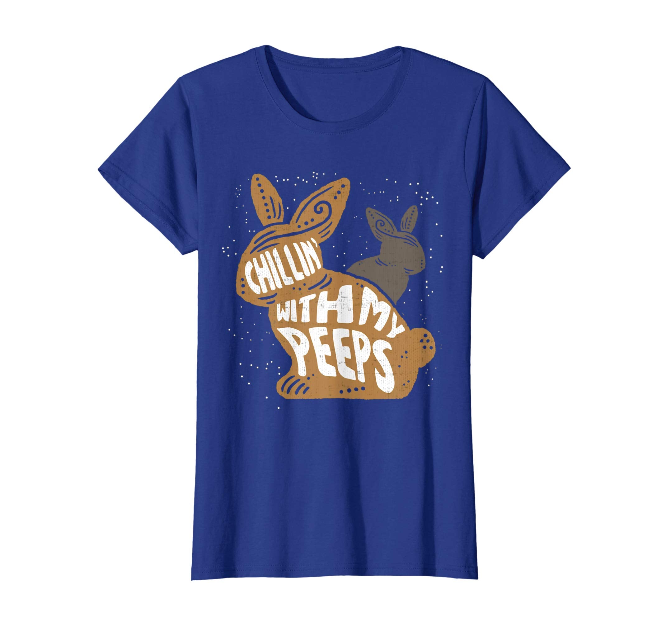 Chillin' With My Peeps Easter Bunny T-Shirt