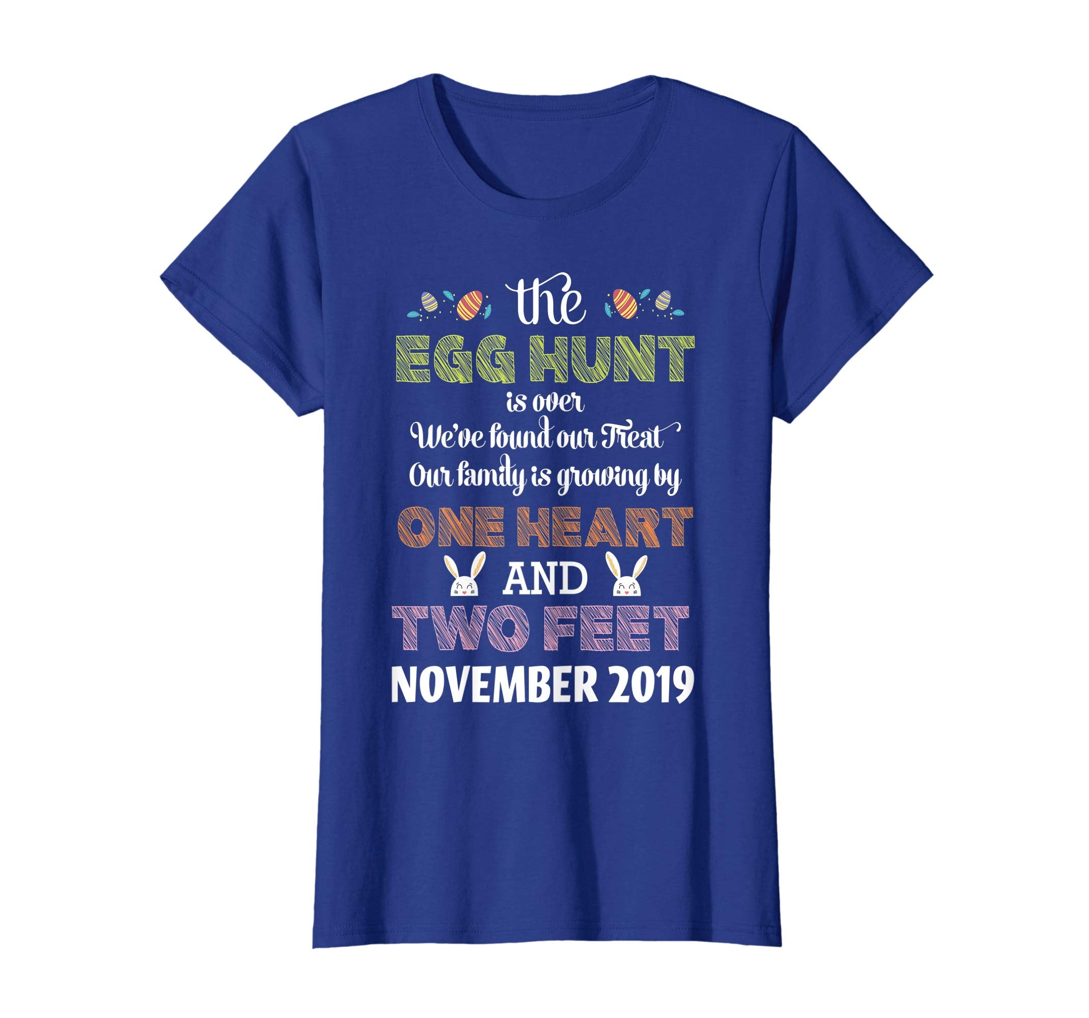 Pregnancy Announcement Due In November 2019 Easter Tshirt