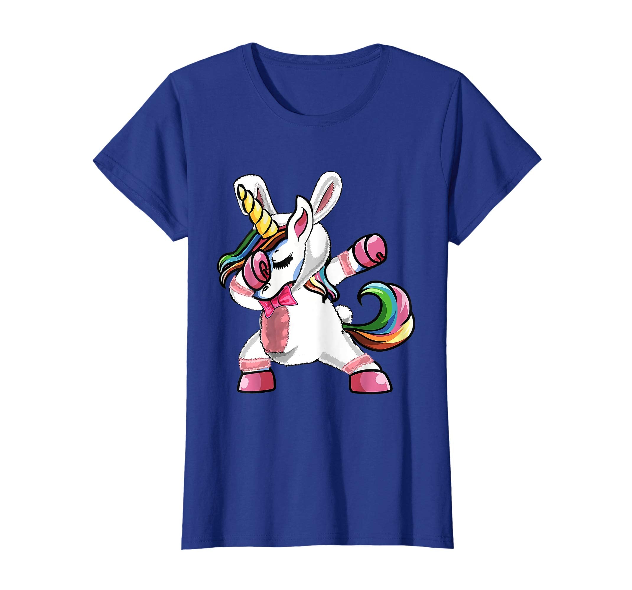 Easter T Shirt Dabbing Unicorn Bunny Easter Shirt Boys Girls