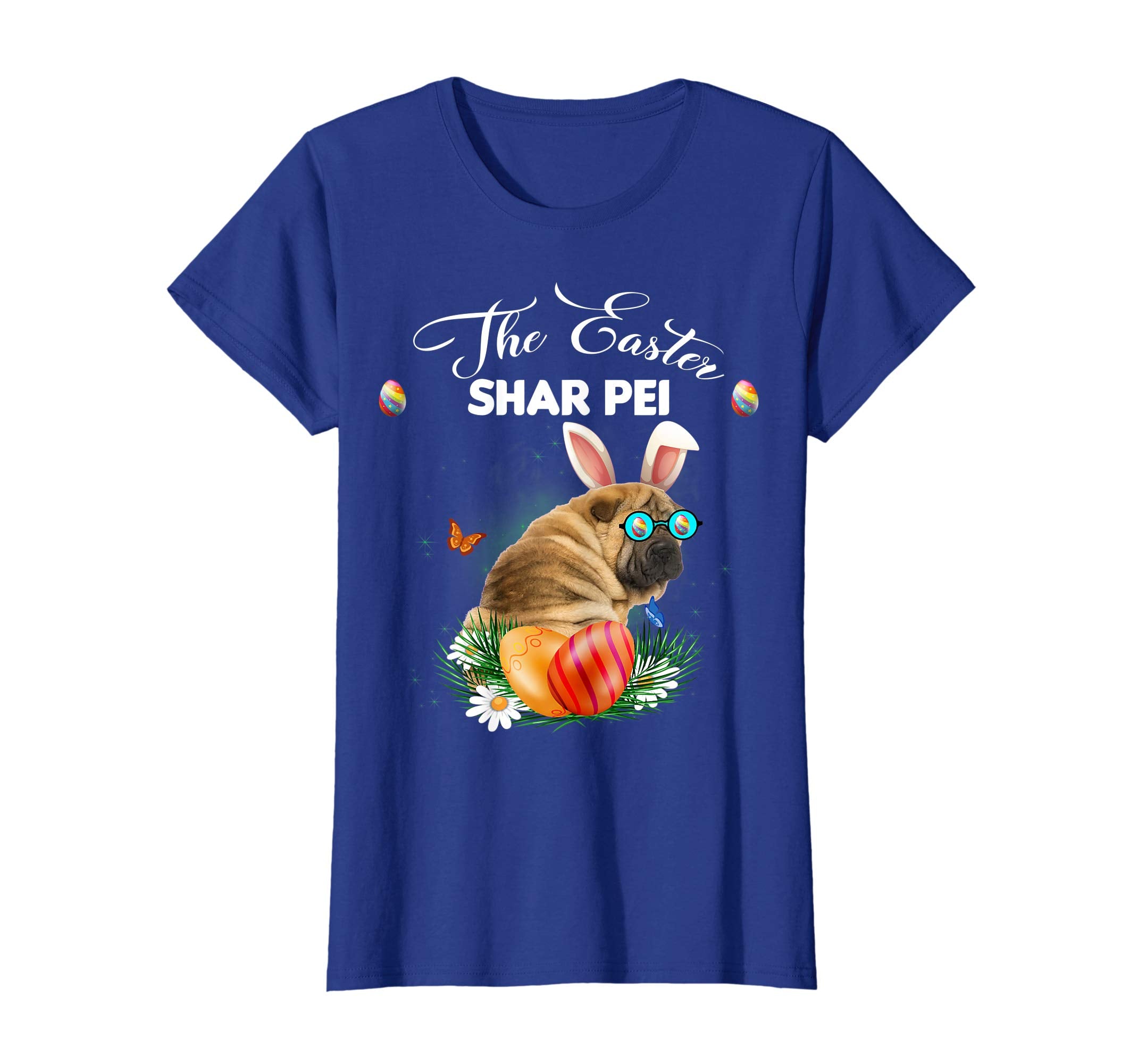 Shar Pei Bunny Easter Day Dog Gifts T-Shirt
