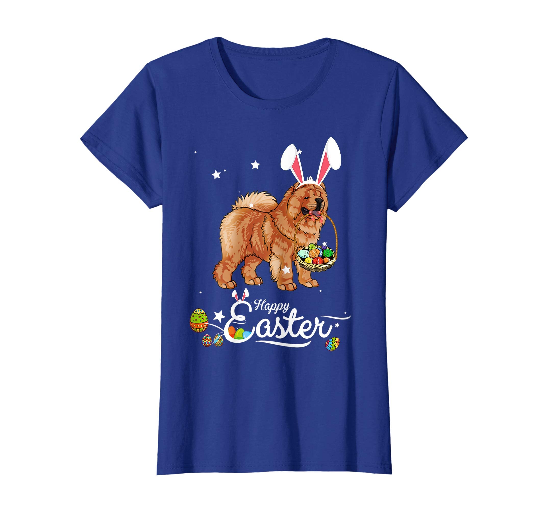 Chow Chow Dog With Bunny Hat Easter Costume T Shirt