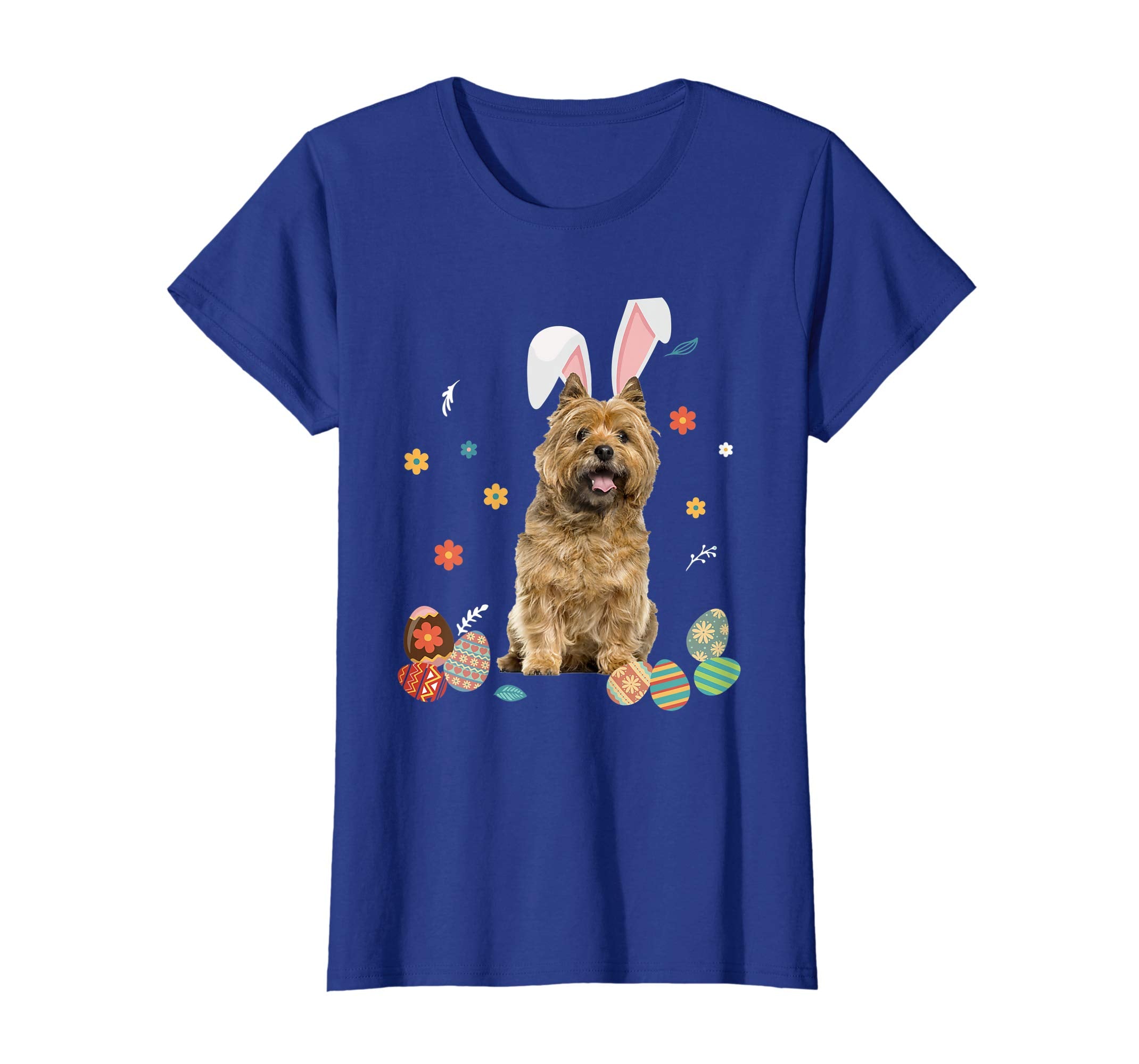 Cairn Terrier Bunny Rabbit Happy Easter Day T-Shirt