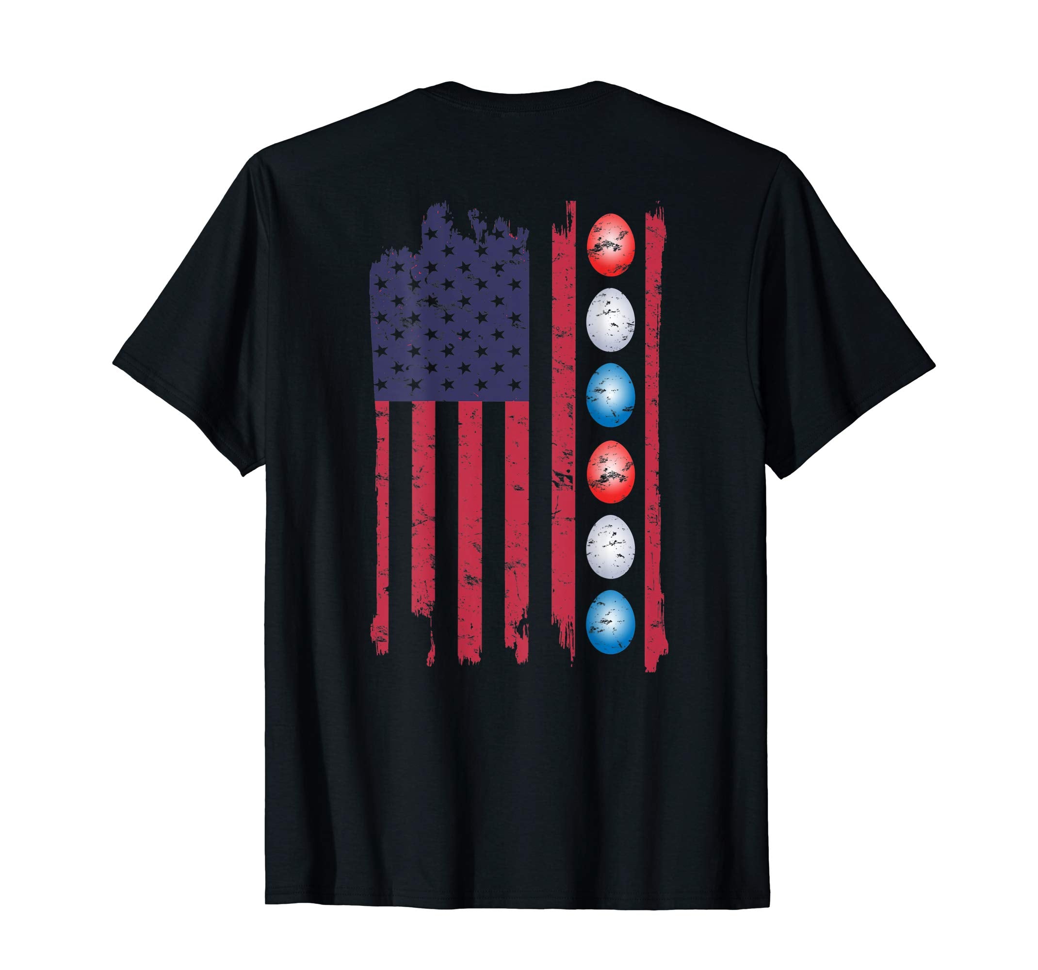 Funny Easter TShirt American Flag Easter Egg Gift