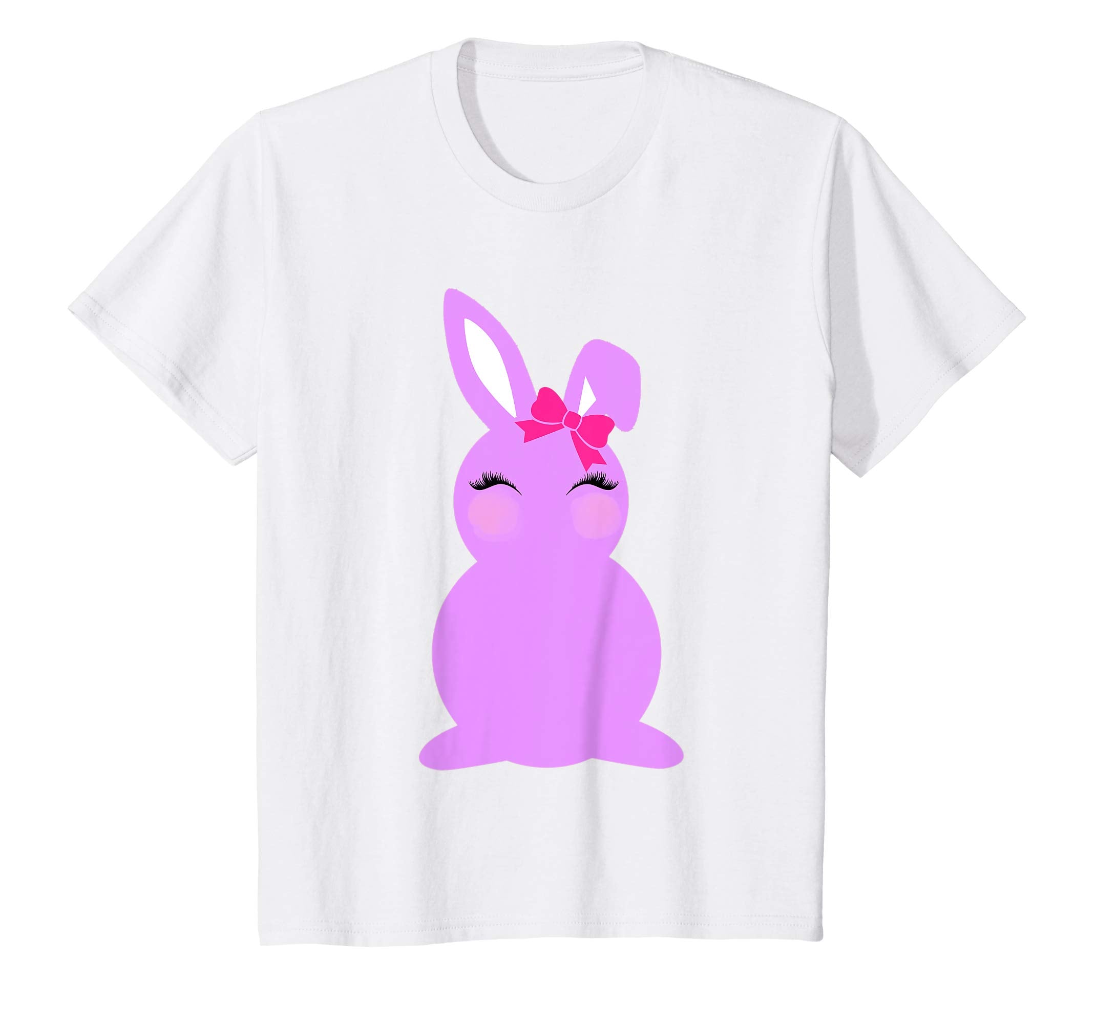 Kids Funny Cute Easter Bunny Gift T Shirt for Toddler Little Girl