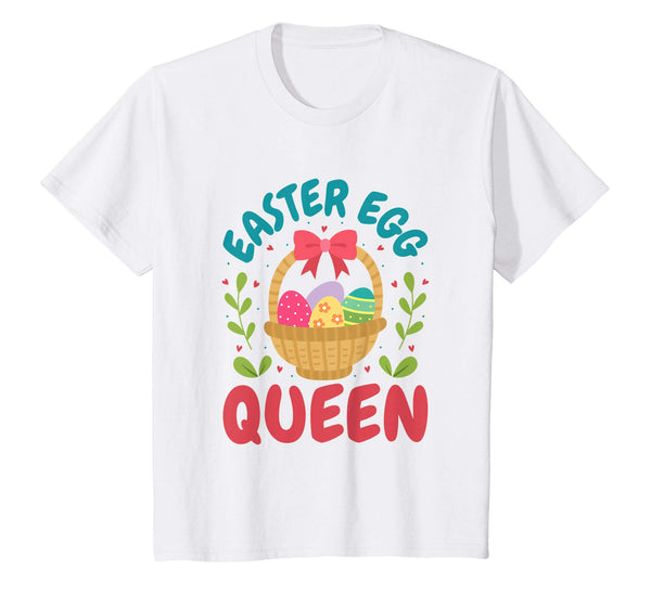 Kids Easter Egg Hunt T Shirt Girl Basket Queen