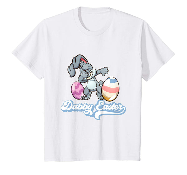 Kids Dabby Easter Dabbing Rabbit Easter Bunny T-Shirt