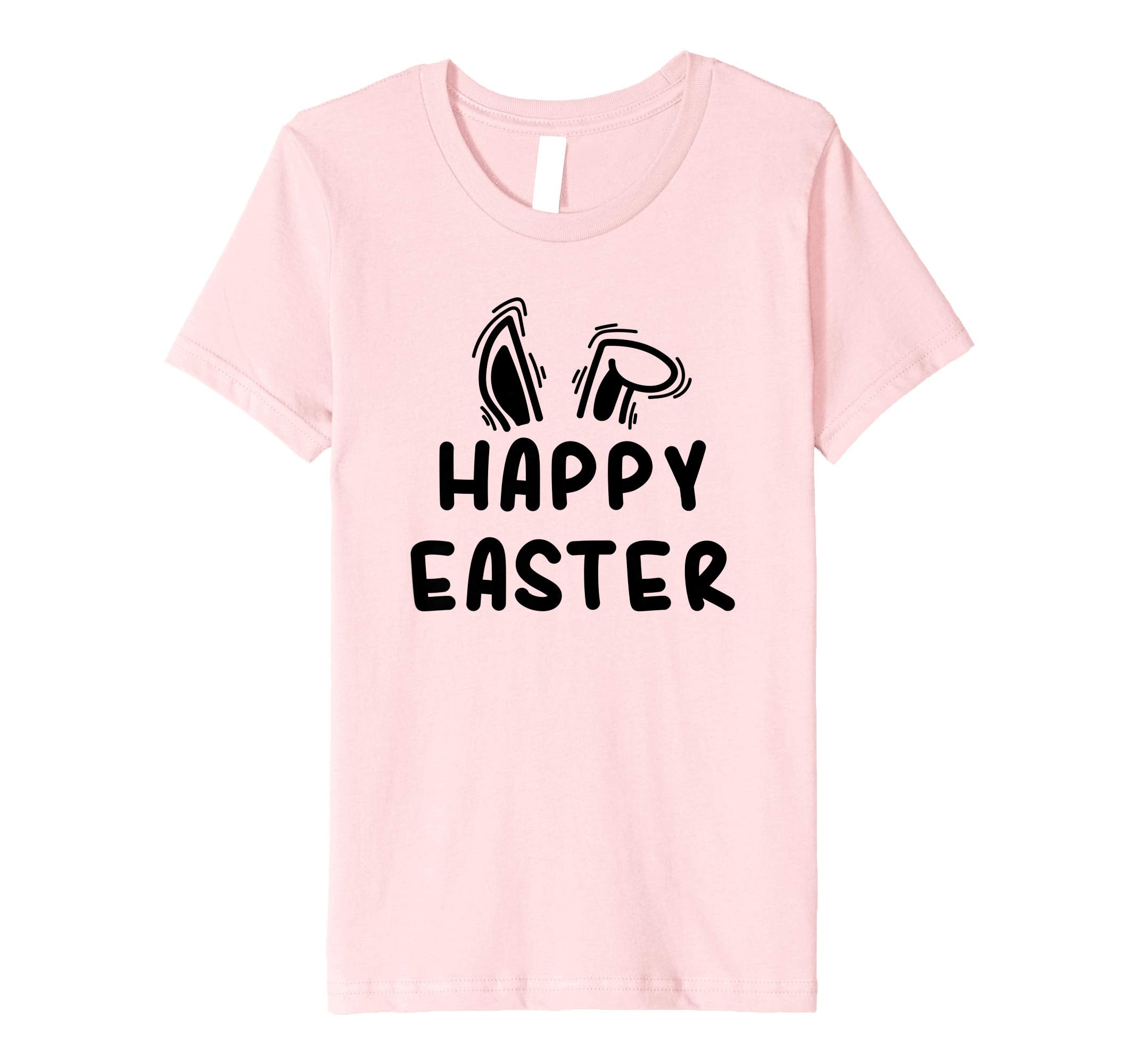 Cute Happy Easter Bunny T shirt for Toddler Girls and Boys