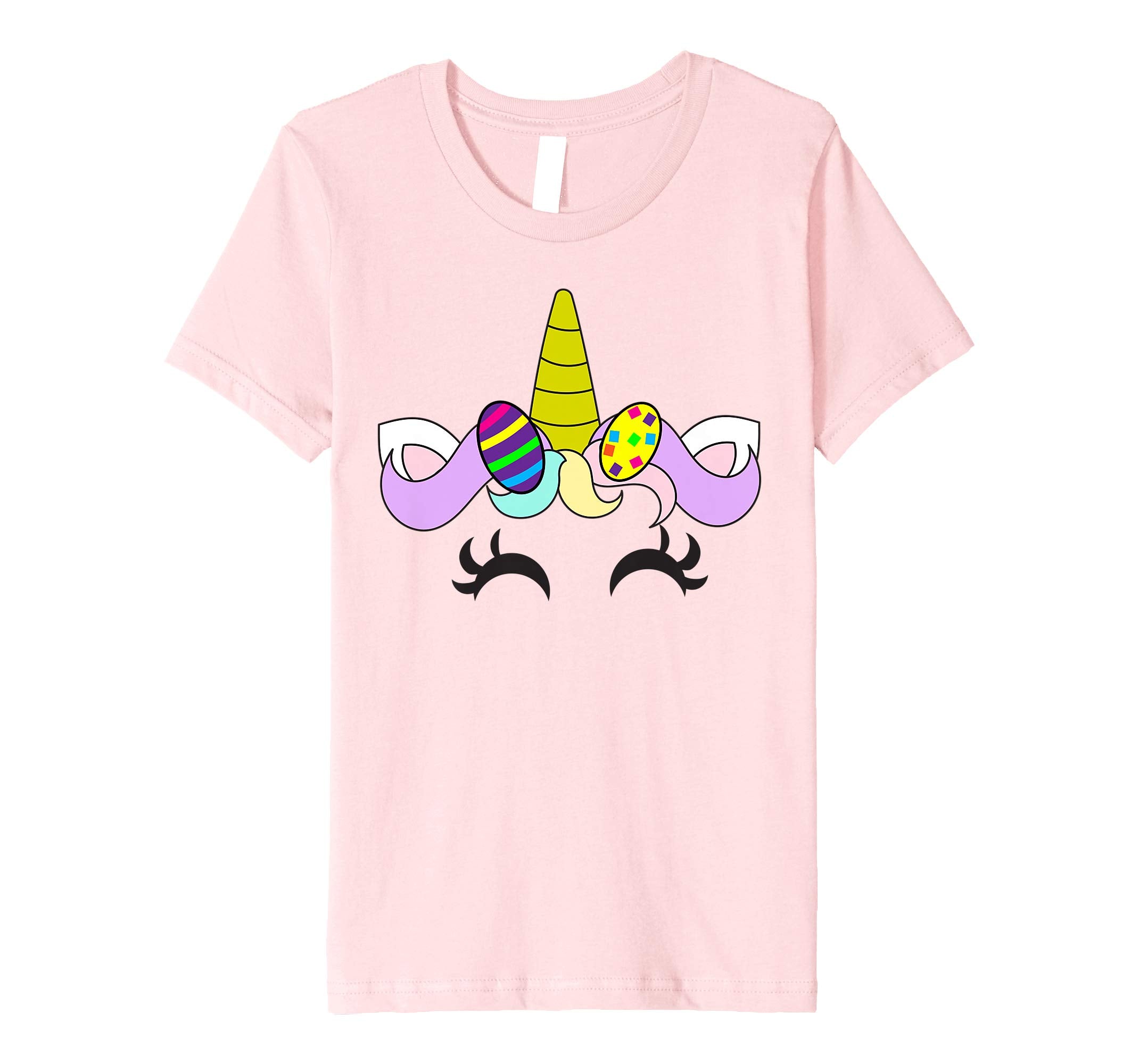 Easter Unicorn Girl Shirt | Cute Easter Painted Eggs Gift