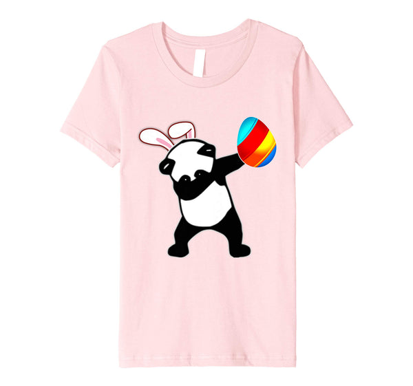 Easter Bunny Dabbing Panda Bear Tshirt Egg Ears Gift