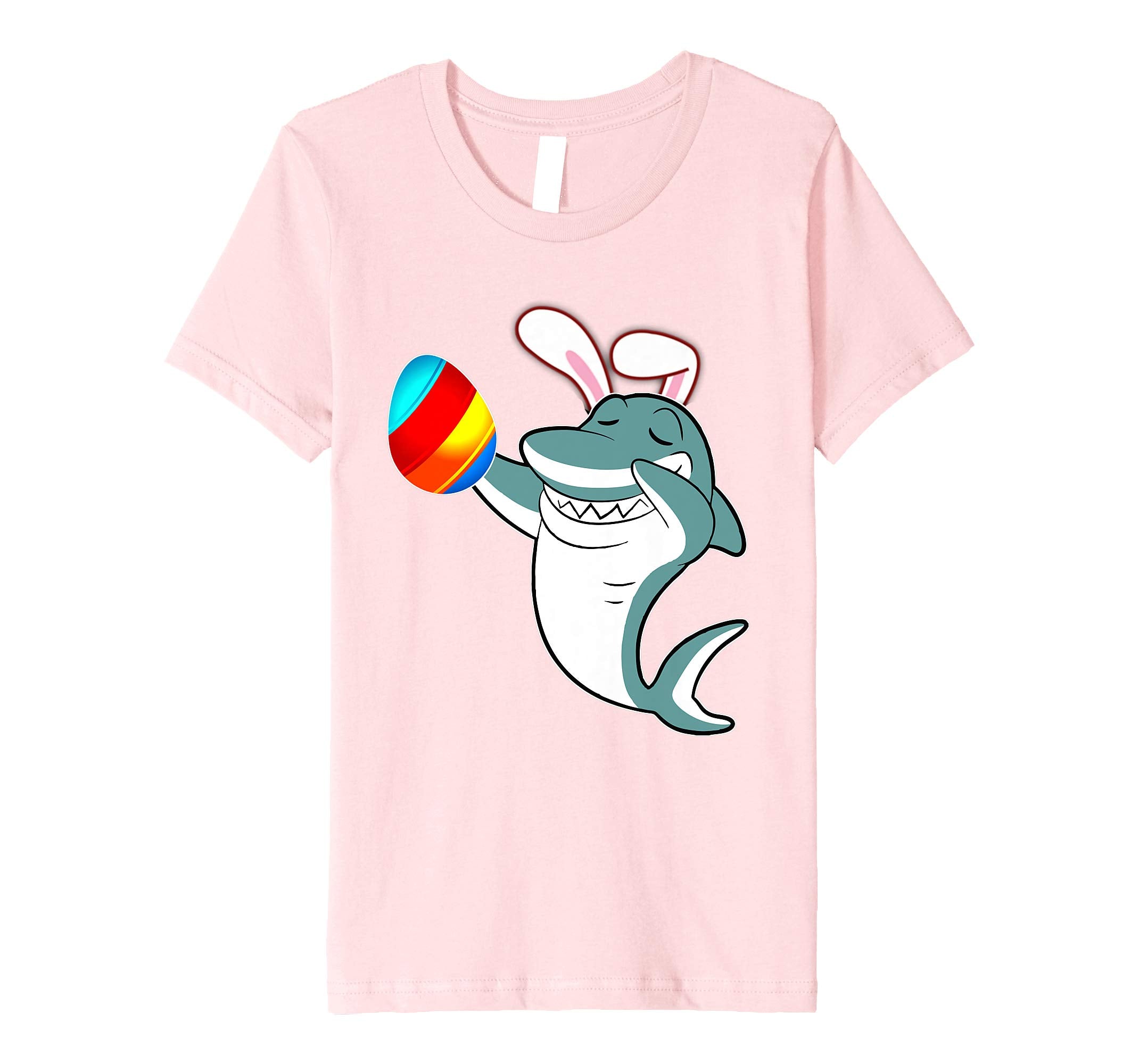 Easter Bunny Dabbing Shark Fish Tshirt Egg Ears Animal Gift