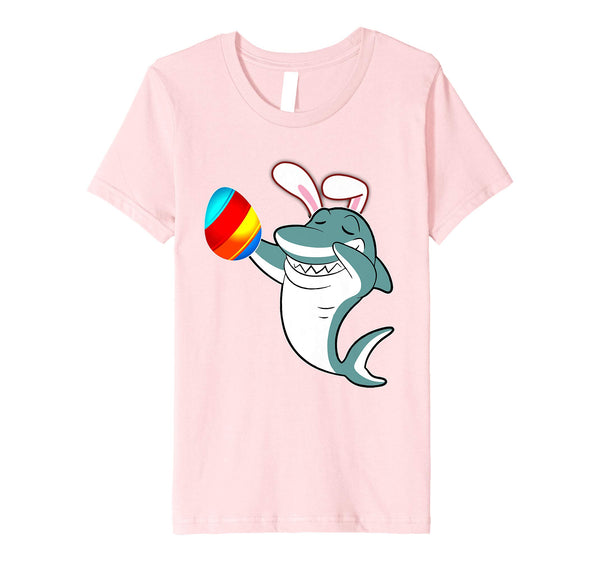 Easter Bunny Dabbing Shark Fish Tshirt Egg Ears Animal Gift