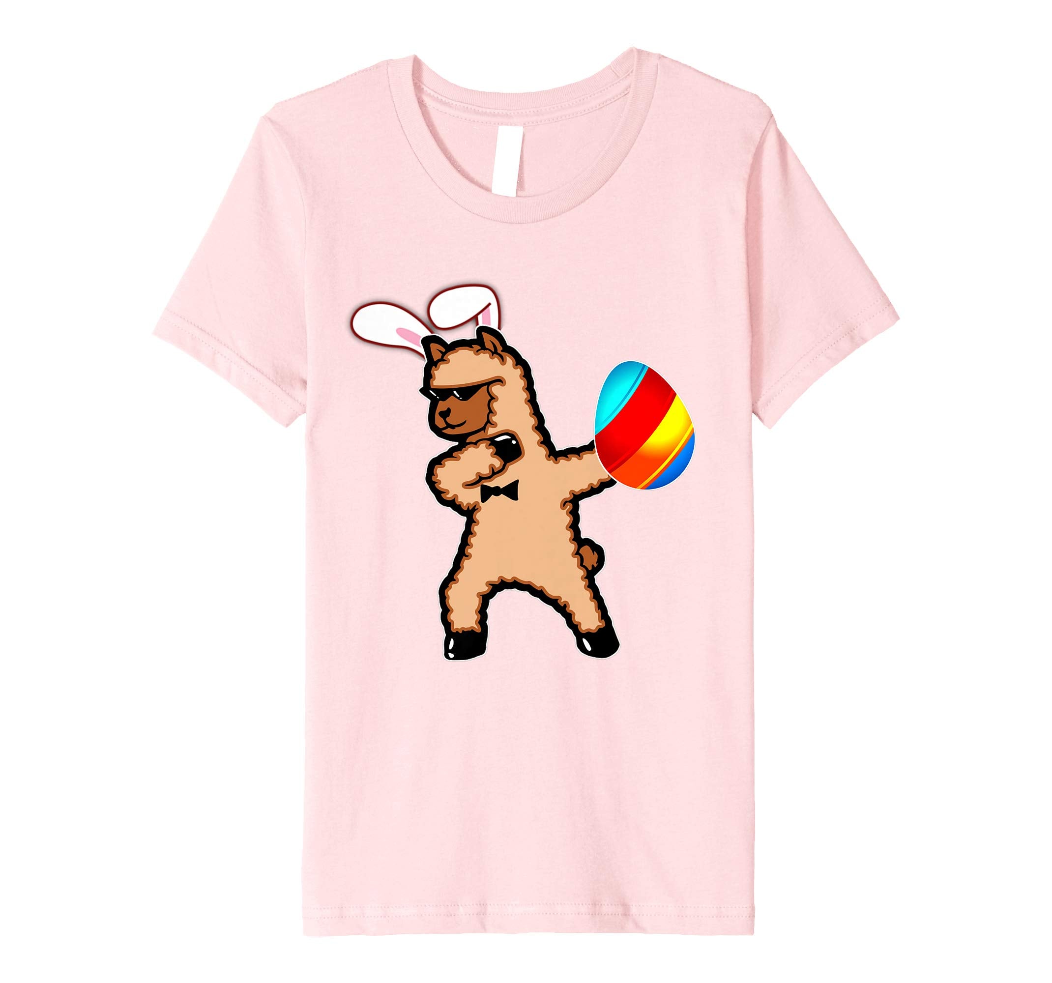 Easter Bunny Dabbing Llama Alpaca Tshirt Egg Ears Gift