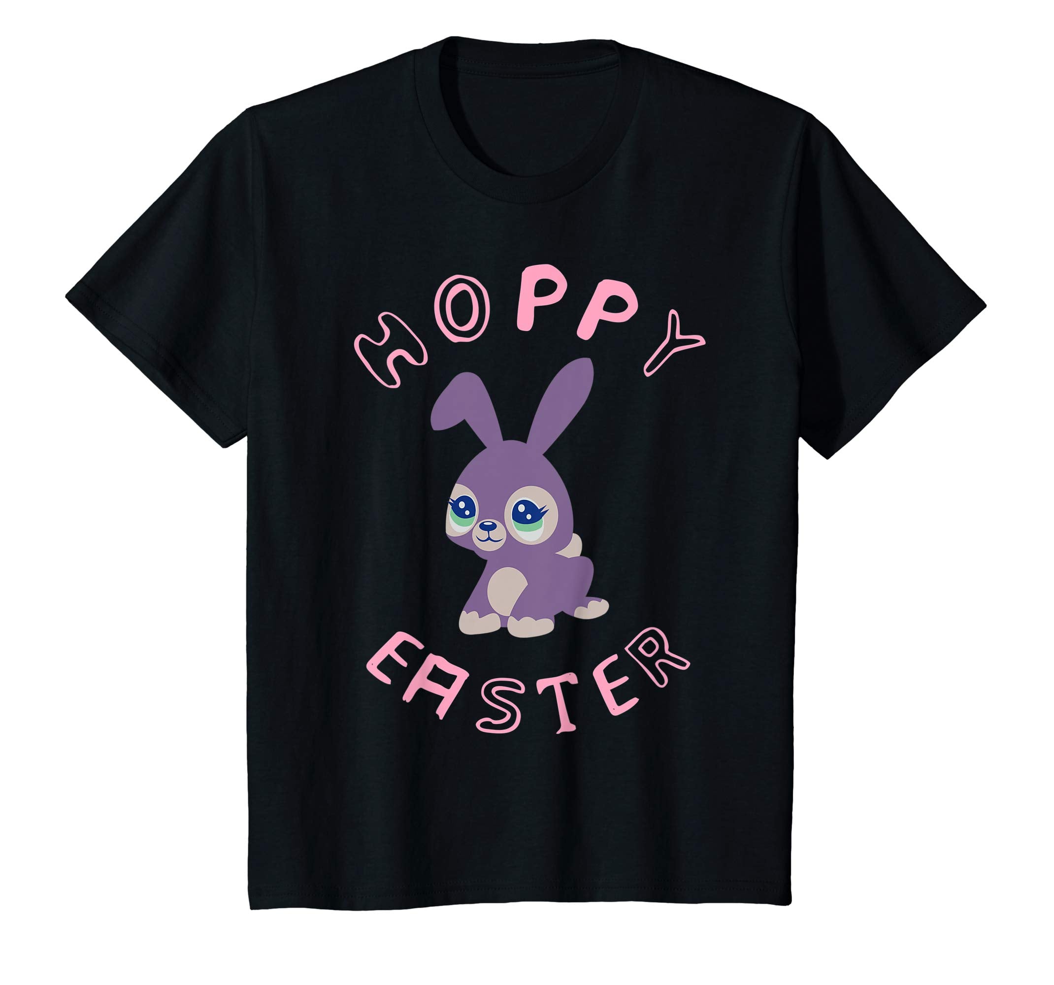 Kids Kids Cute Happy Hoppy Easter Bunny T-Shirt for Girls Kids