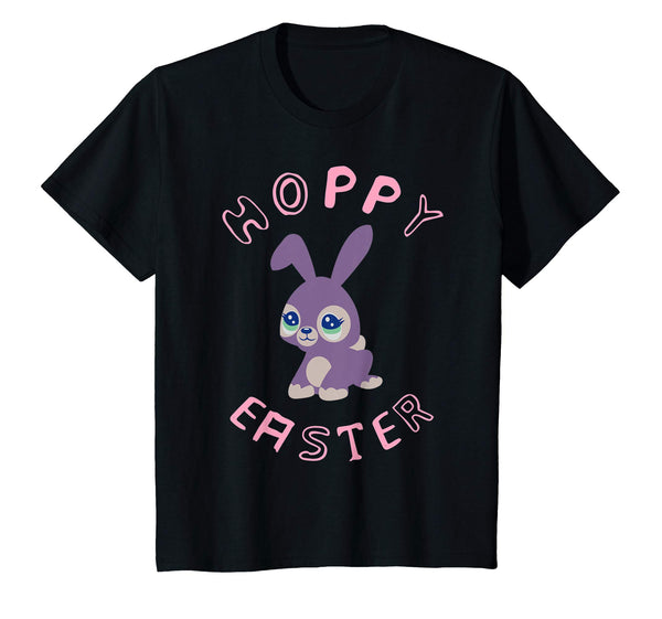 Kids Kids Cute Happy Hoppy Easter Bunny T-Shirt for Girls Kids