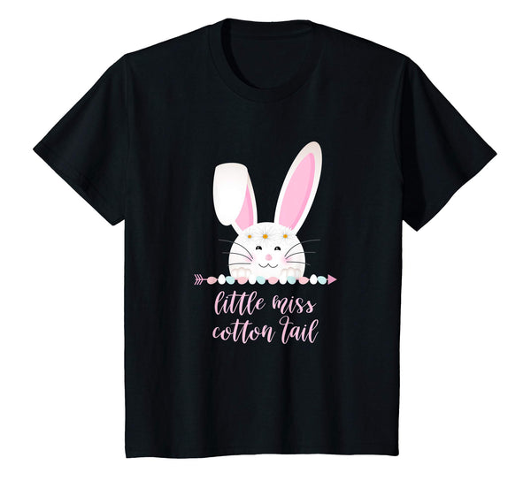 Little Miss Cotton Tail Easter Bunny T-Shirt for Girls Women