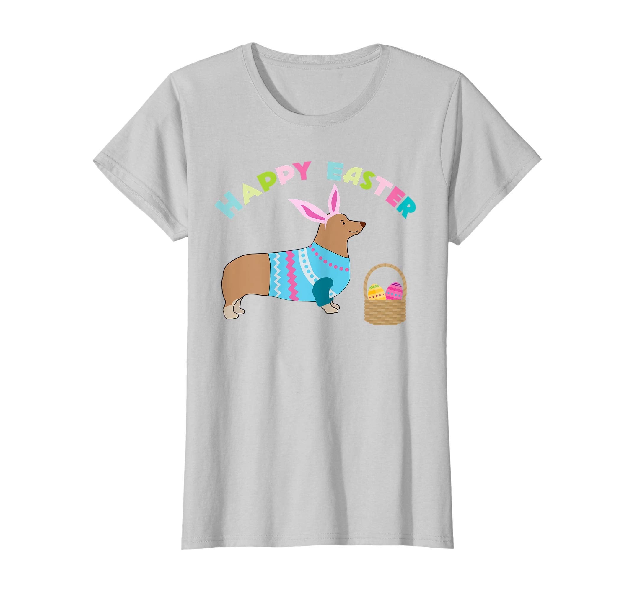 Corgi Easter T-shirt Pembroke Welsh Corgi in Dog Dress