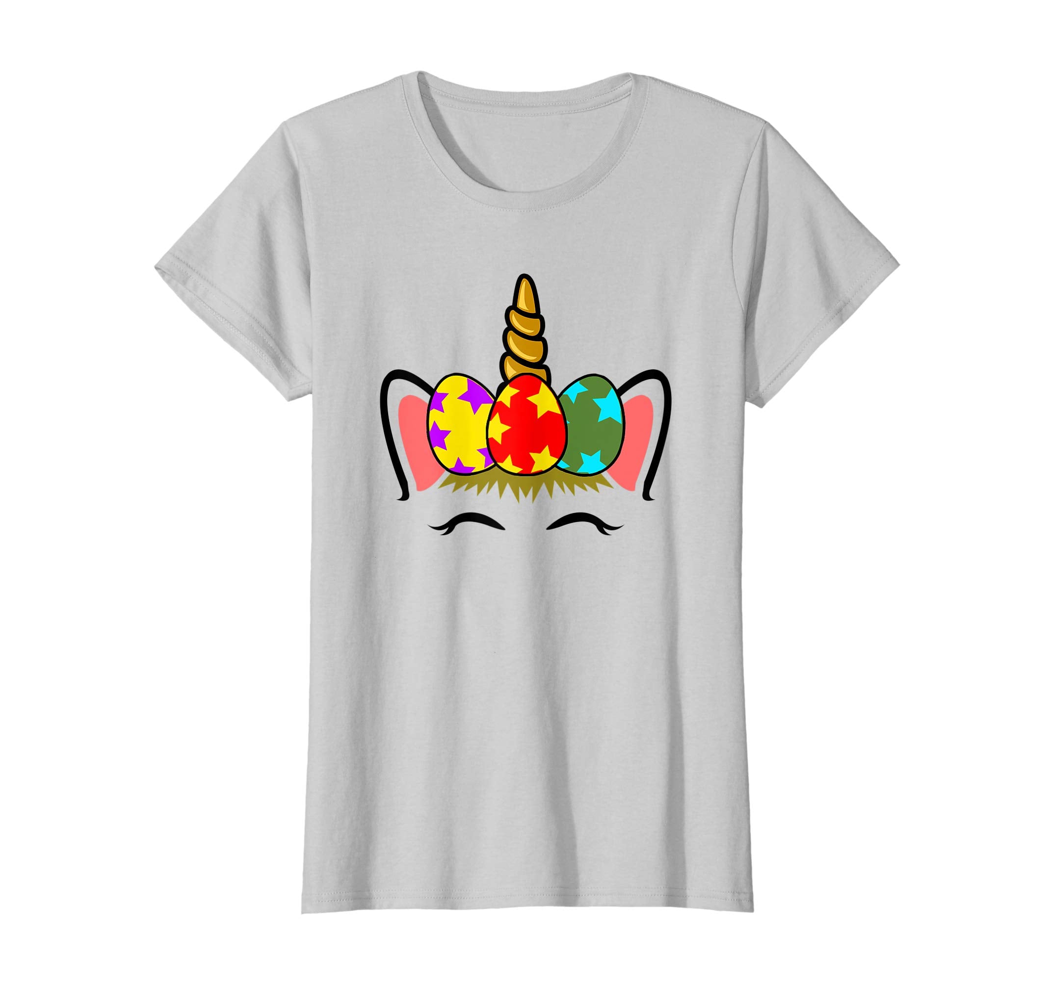 Easter Unicorn Girl Shirt | Cute Easter Painted Eggs Gift