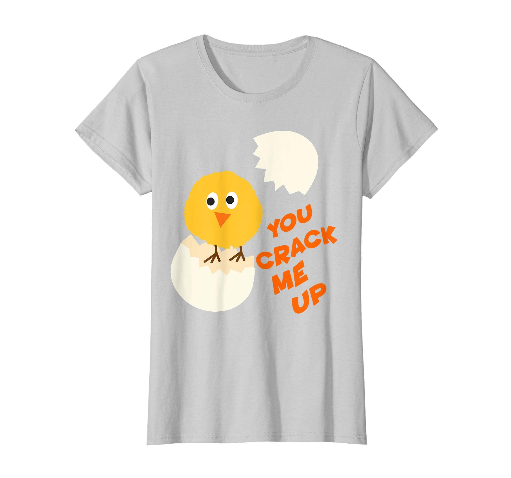 You Crack Me Up! Cute Baby Chick And Egg Easter T-Shirt