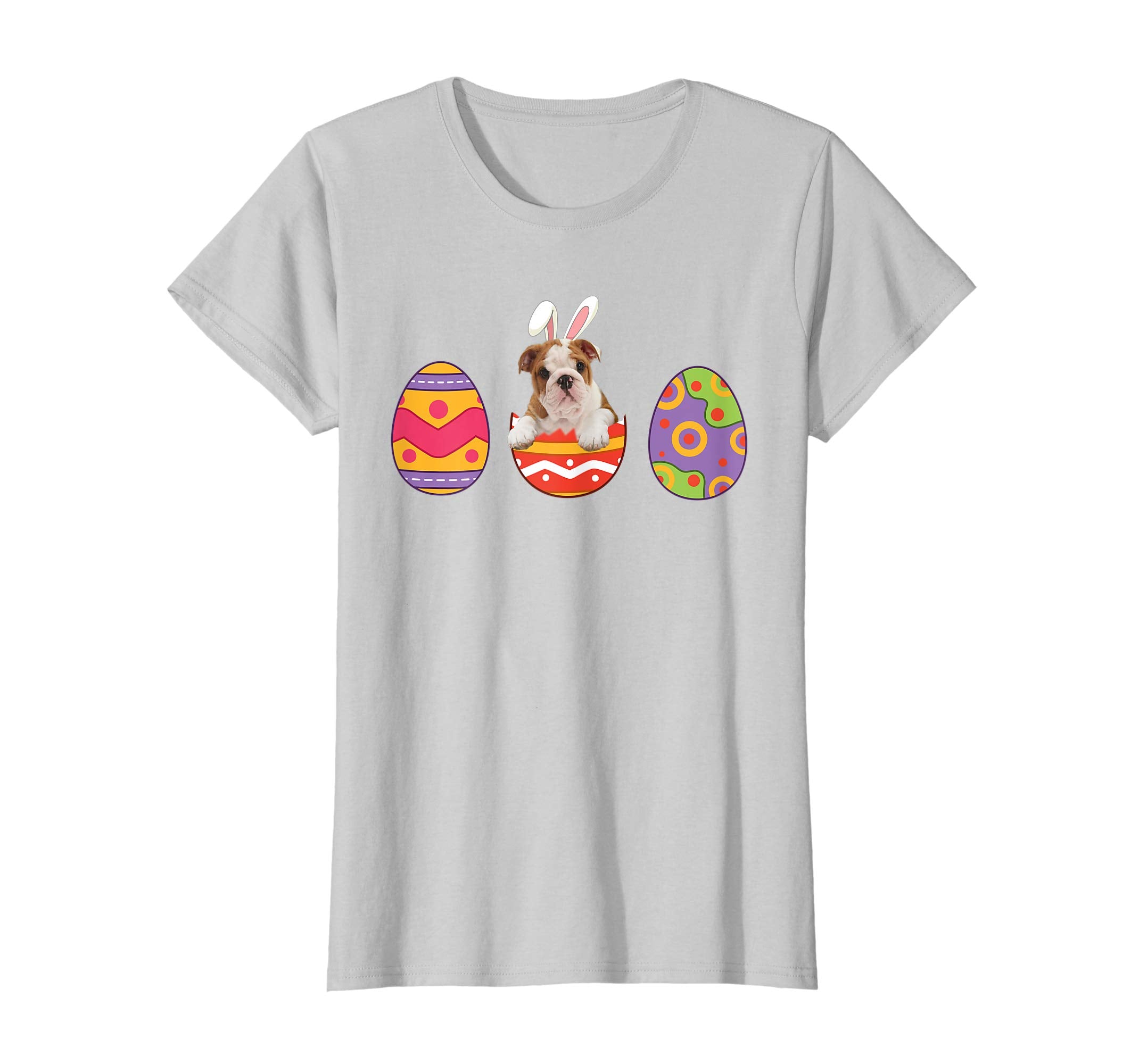 Funny Eggs Bulldog Easter Shirt Women Gift