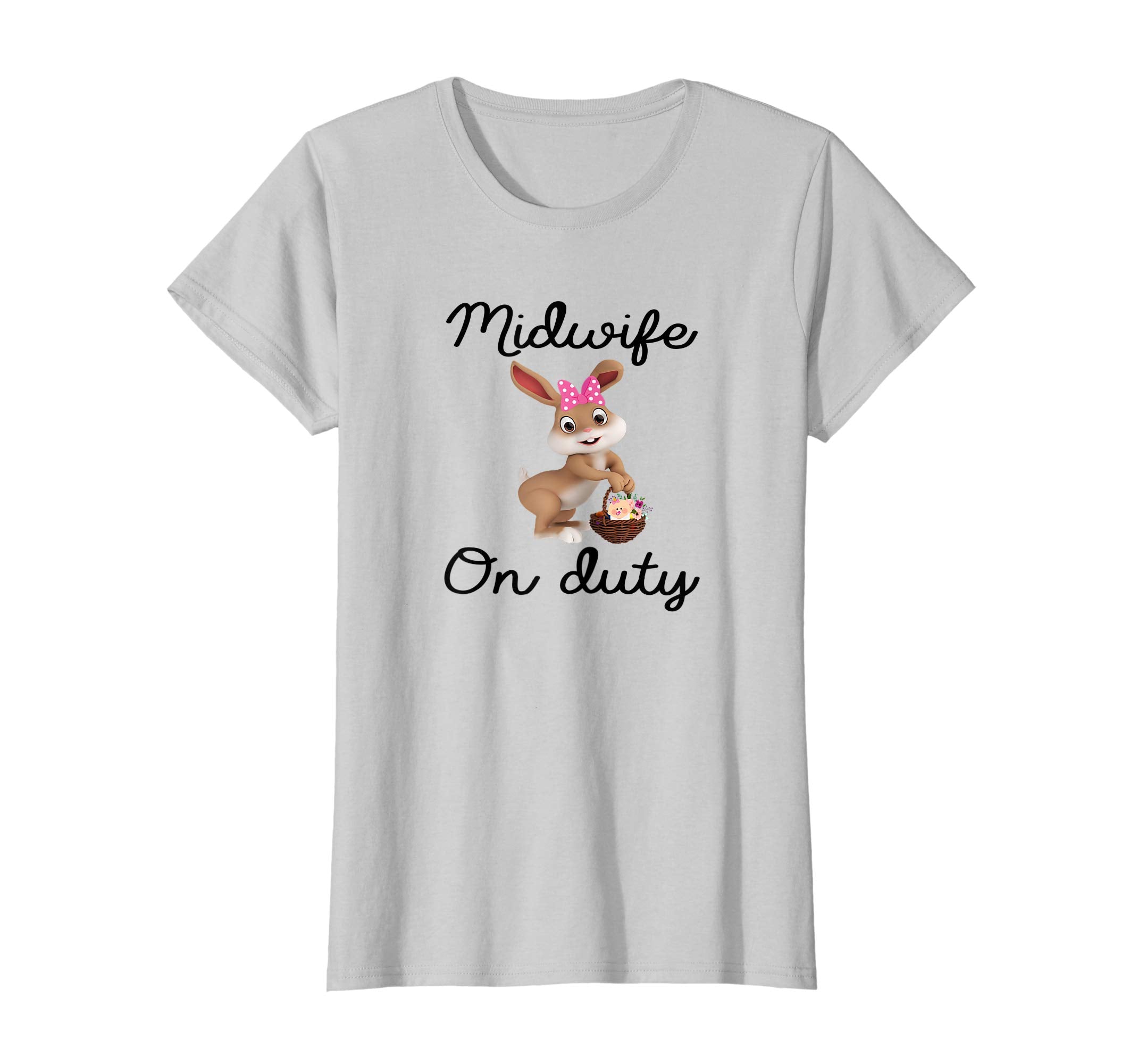 Midwife Easter Bunny tshirt gifts Midwife on duty