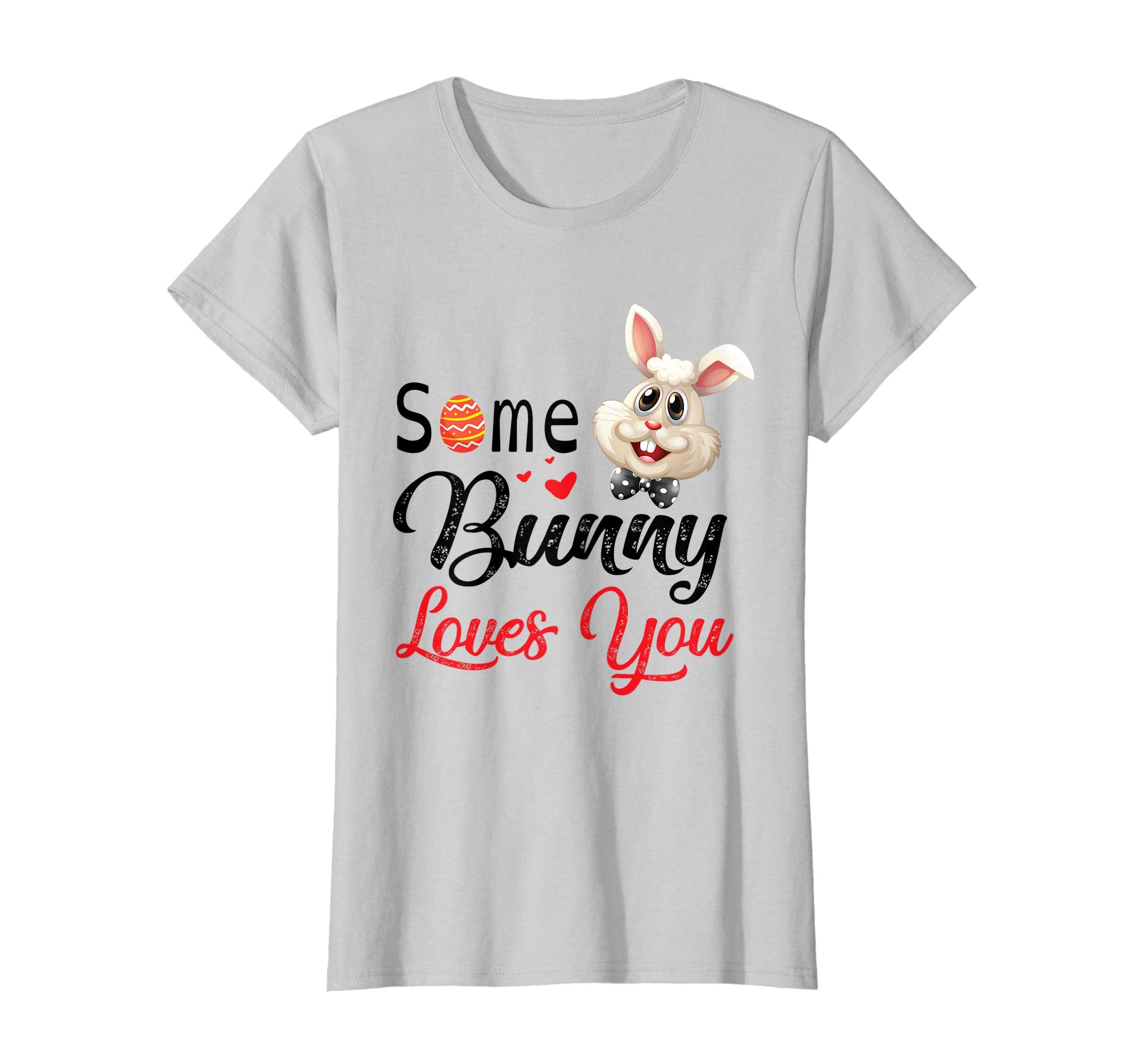 Easter Eggs Hearts Rabbit Some Bunny Loves You Happy Shirt