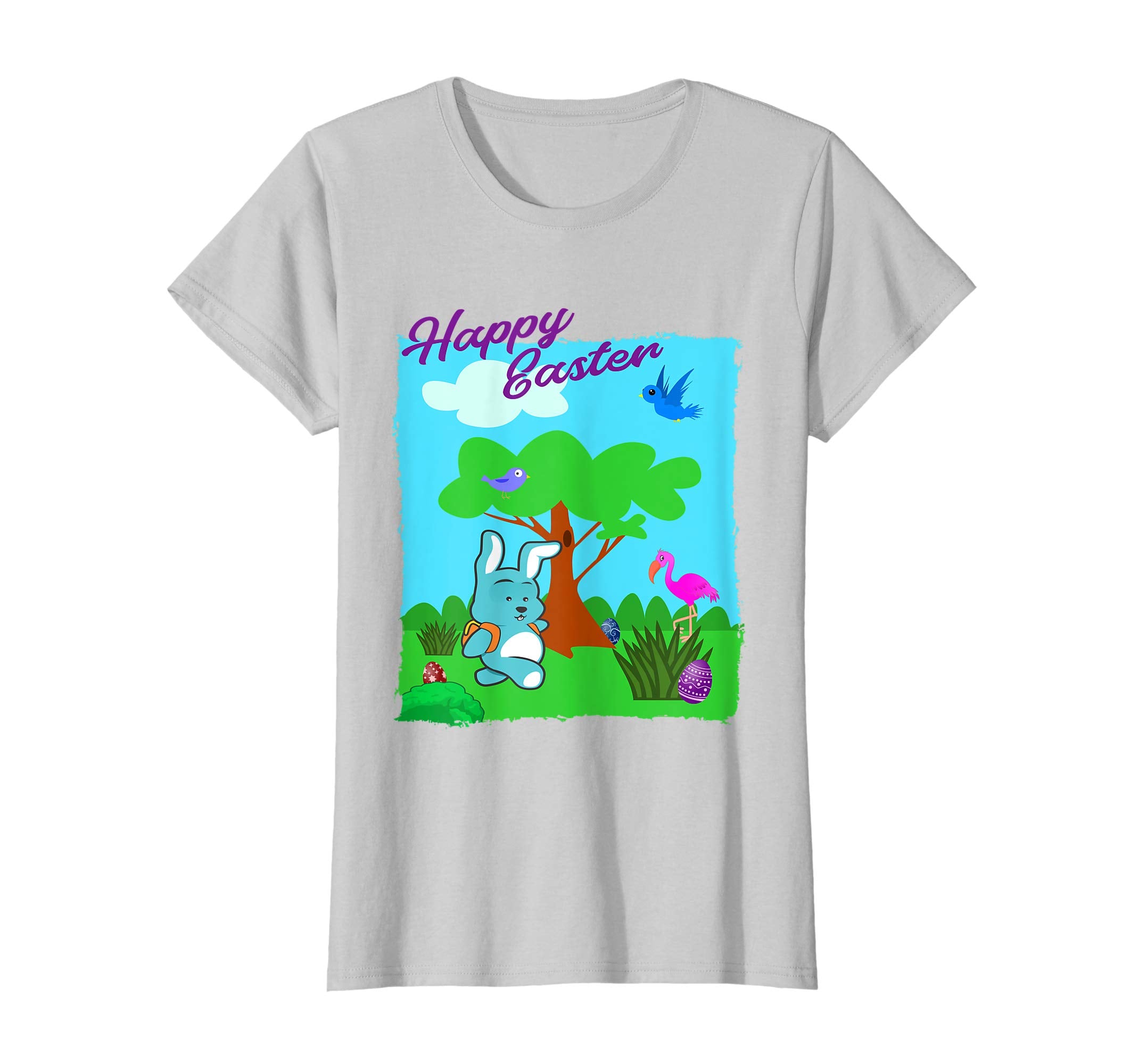 Happy Easter T-Shirt Bunny Tee for Kids Egg Hunt