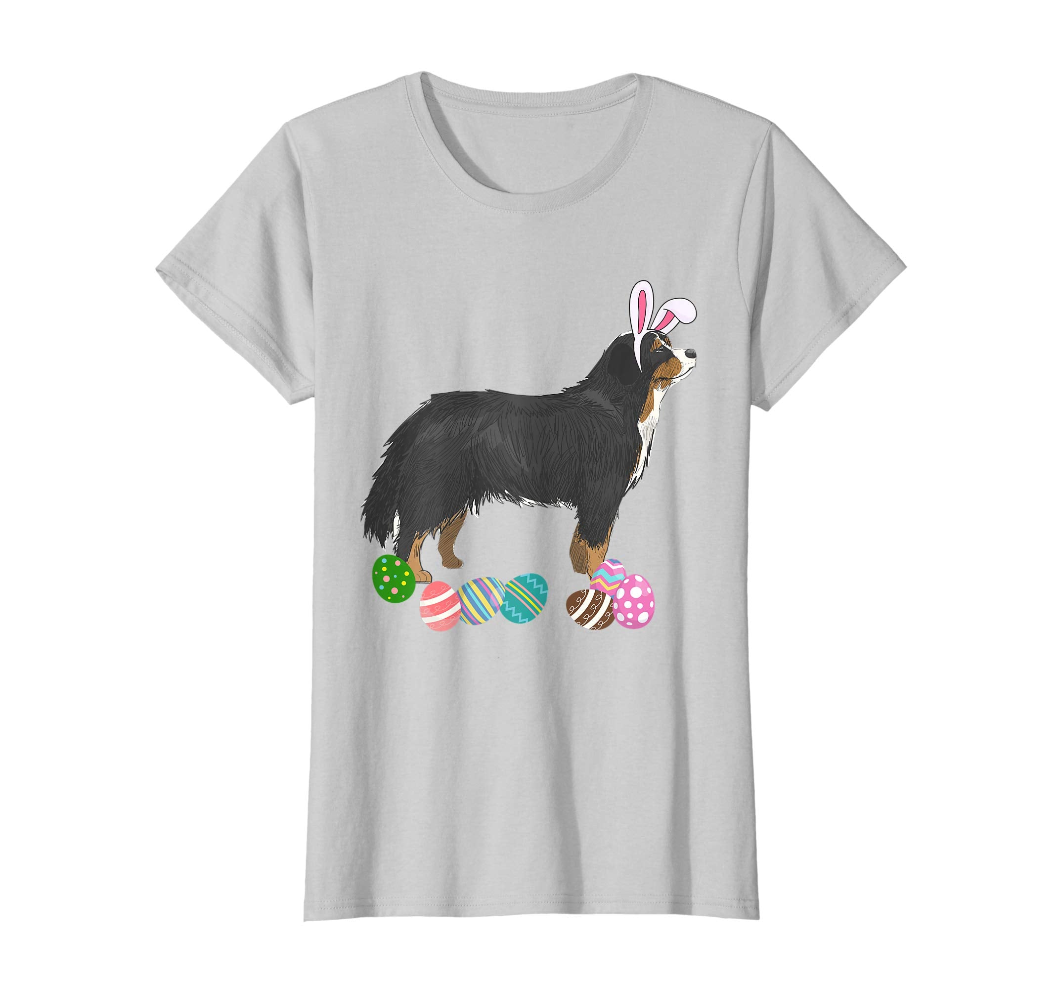 Bernese Mountain Dressed As Easter Bunny Rabbit Ears T-Shirt