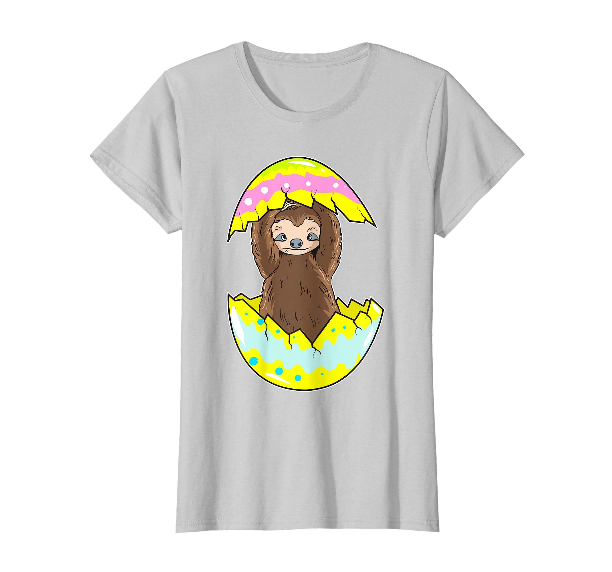 Funny Easter Shirt Sloth Easter Egg Kids Gift Happy Easter