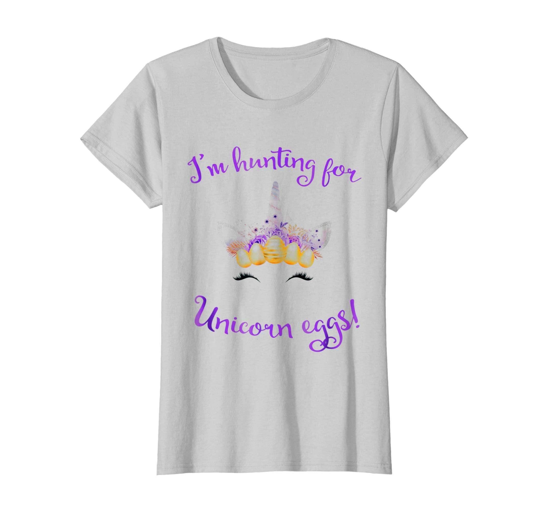 Hunting for Unicorn Eggs Easter T-Shirt for Girls
