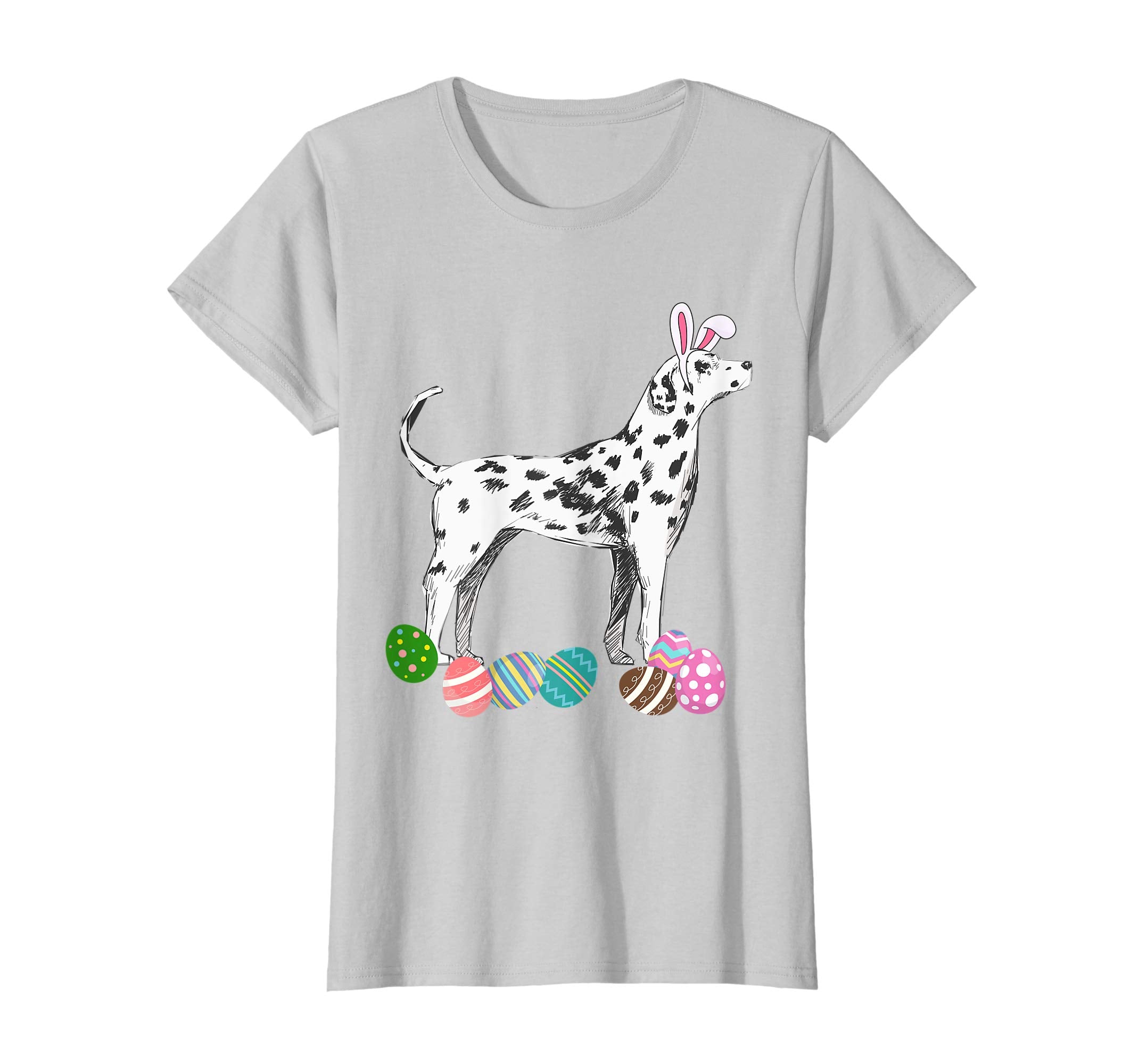 Dalmatian Dressed As Easter Bunny With Rabbit Ears T-Shirt