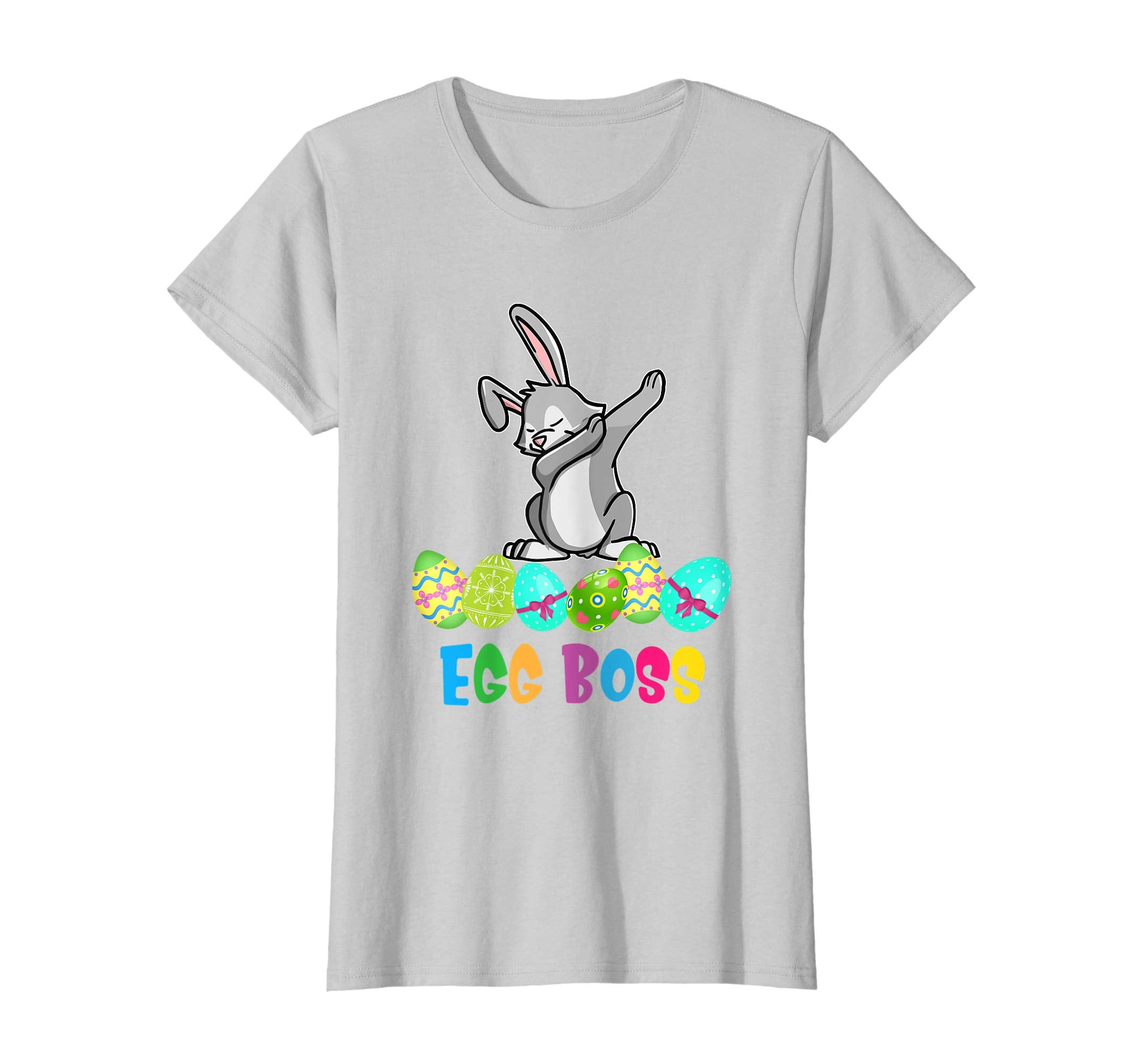 Dabbing Egg Boss Easter Bunny T Shirt For Kids Toddlers Boys