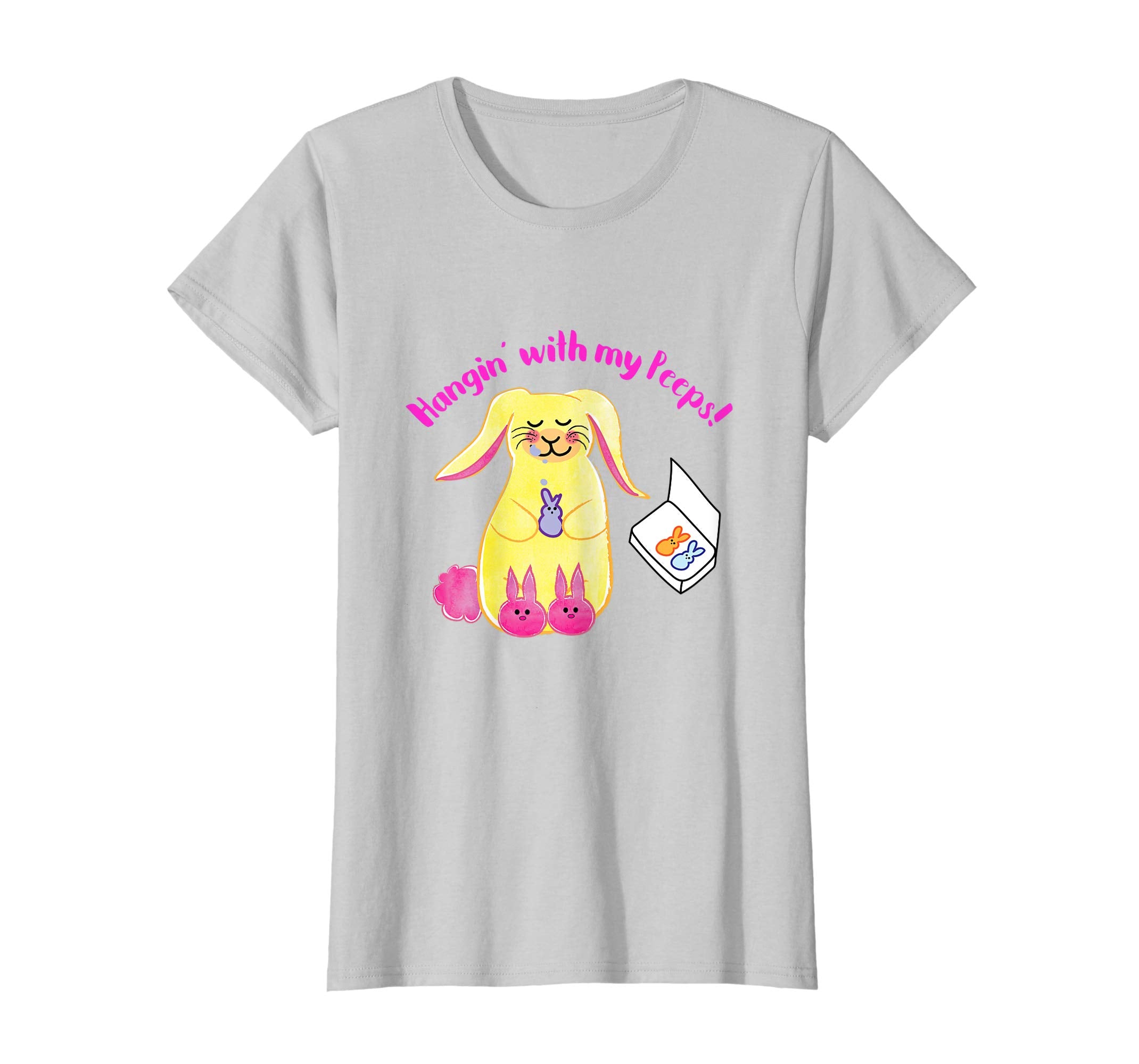 Hangin' With My Peeps Easter Shirt Fun Festive Tee