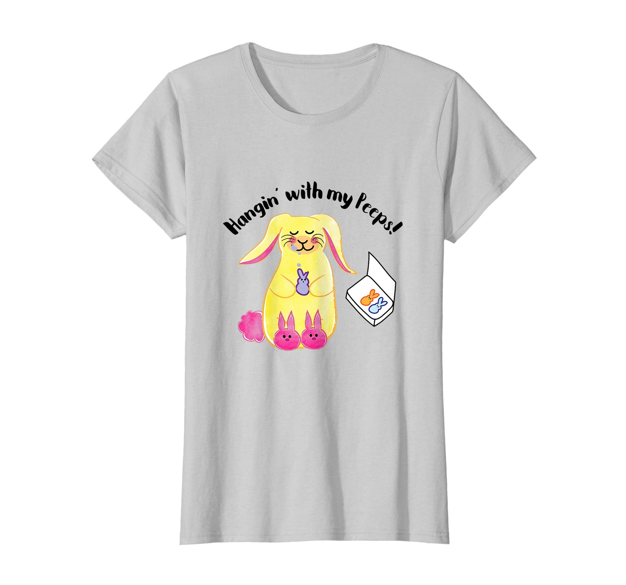 Hangin' With My Peeps Easter Shirt Fun Festive Tee