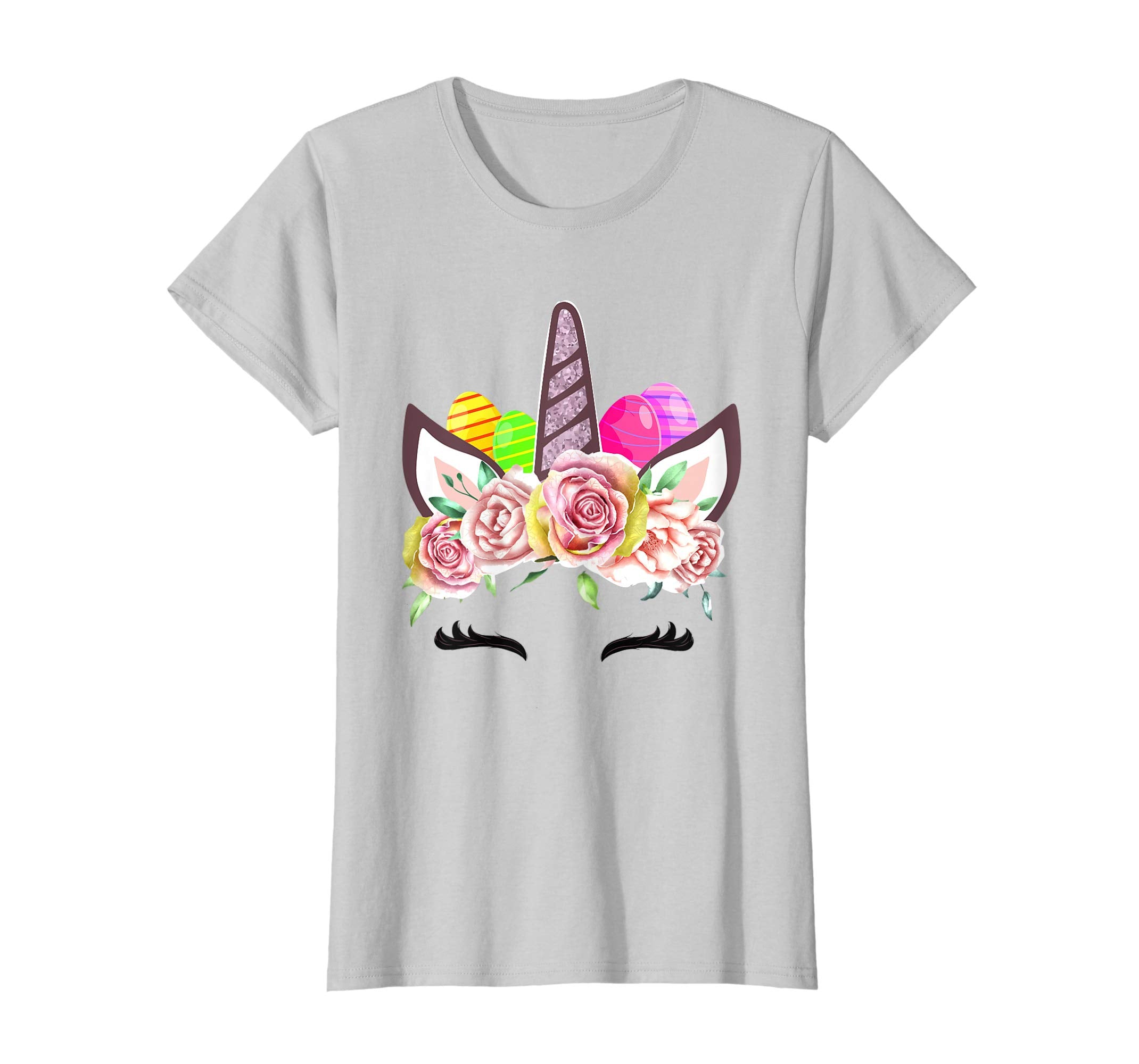 Unicorn Bunny Easter T-Shirt For Girls &amp; Women