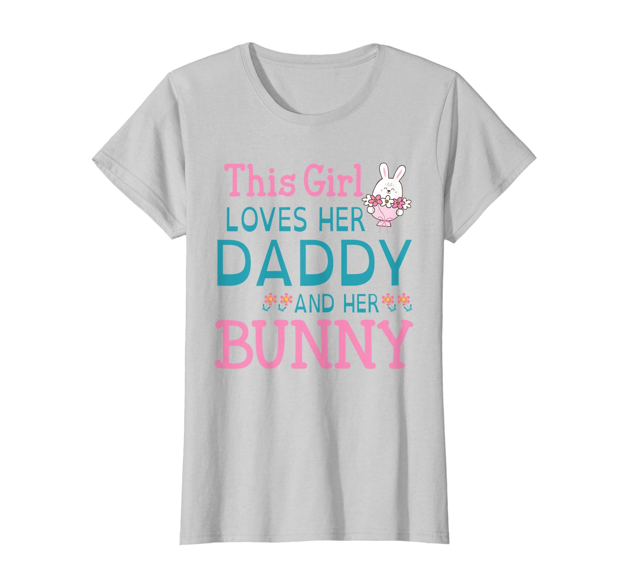This Girl Loves Her Daddy And Her Bunny Happy Easter Shirt