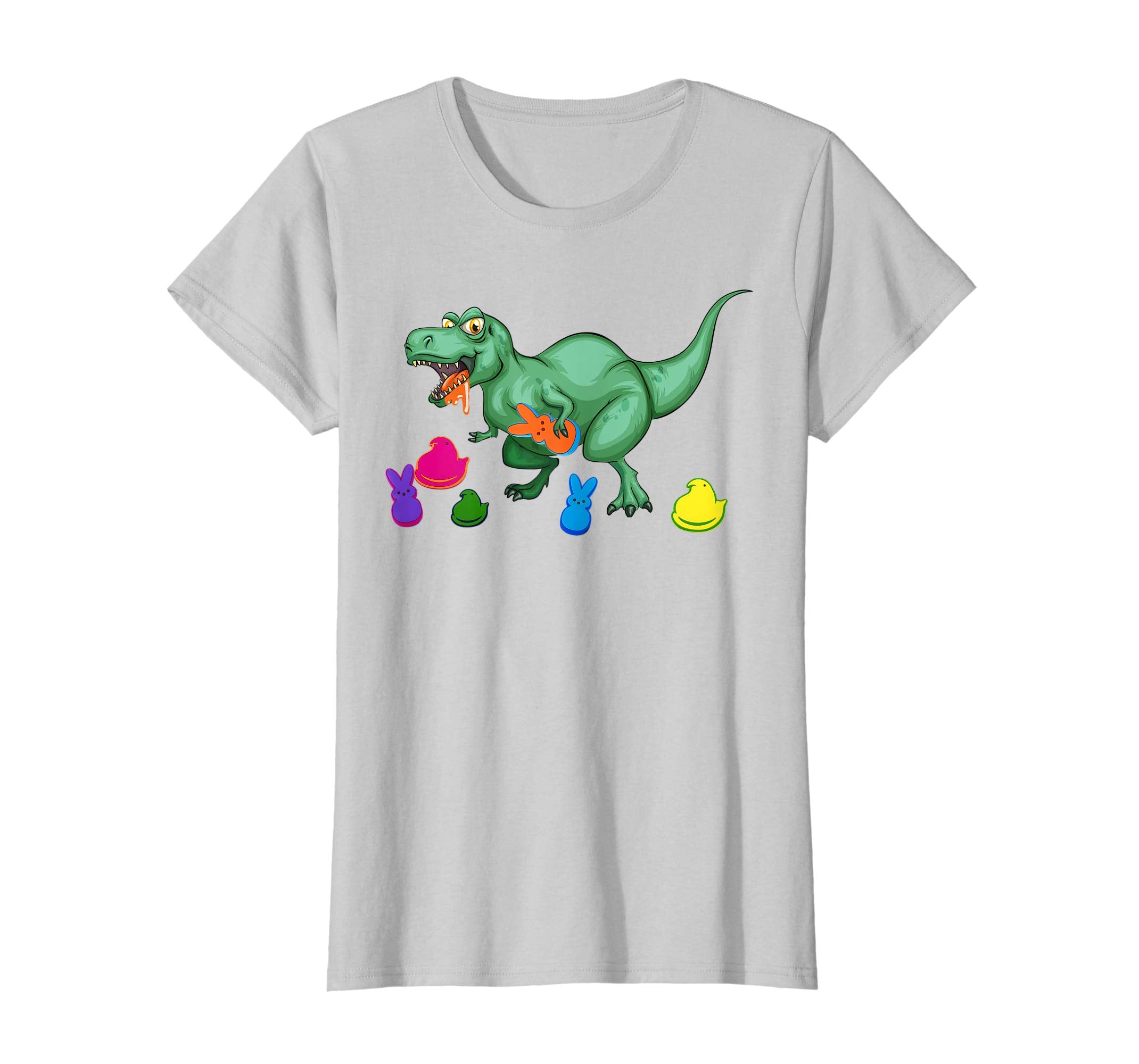 Easter T-rex Dinosaur Eat Peeps Shirt Easter Outfit Boy Kid