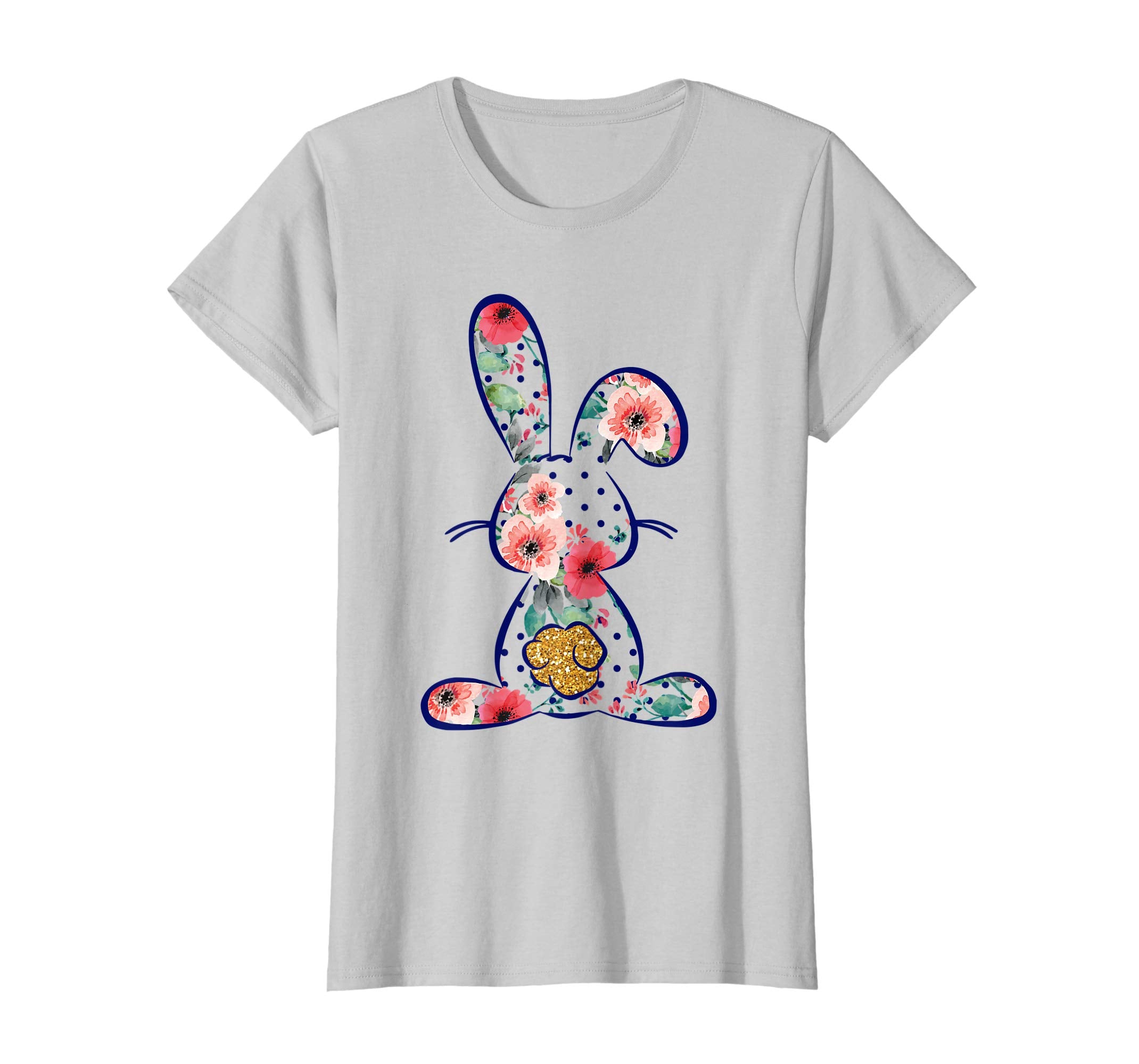 Floral Bunny Easter egg shirt gift for men women kids