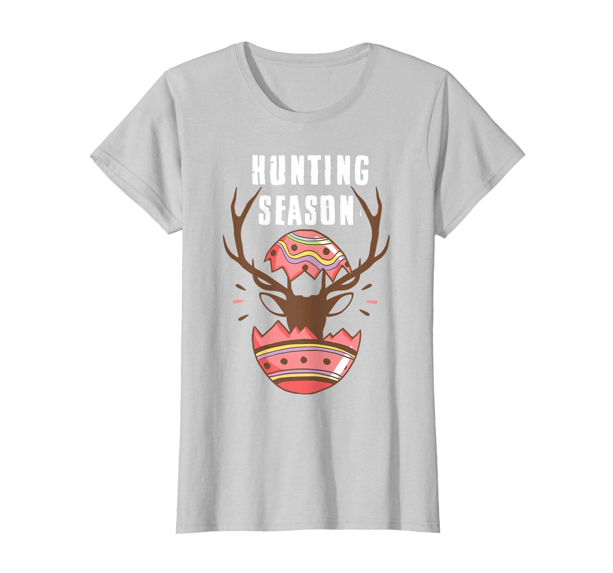 Hunting Season Funny Easter Eggs Deer Antlers T-Shirt