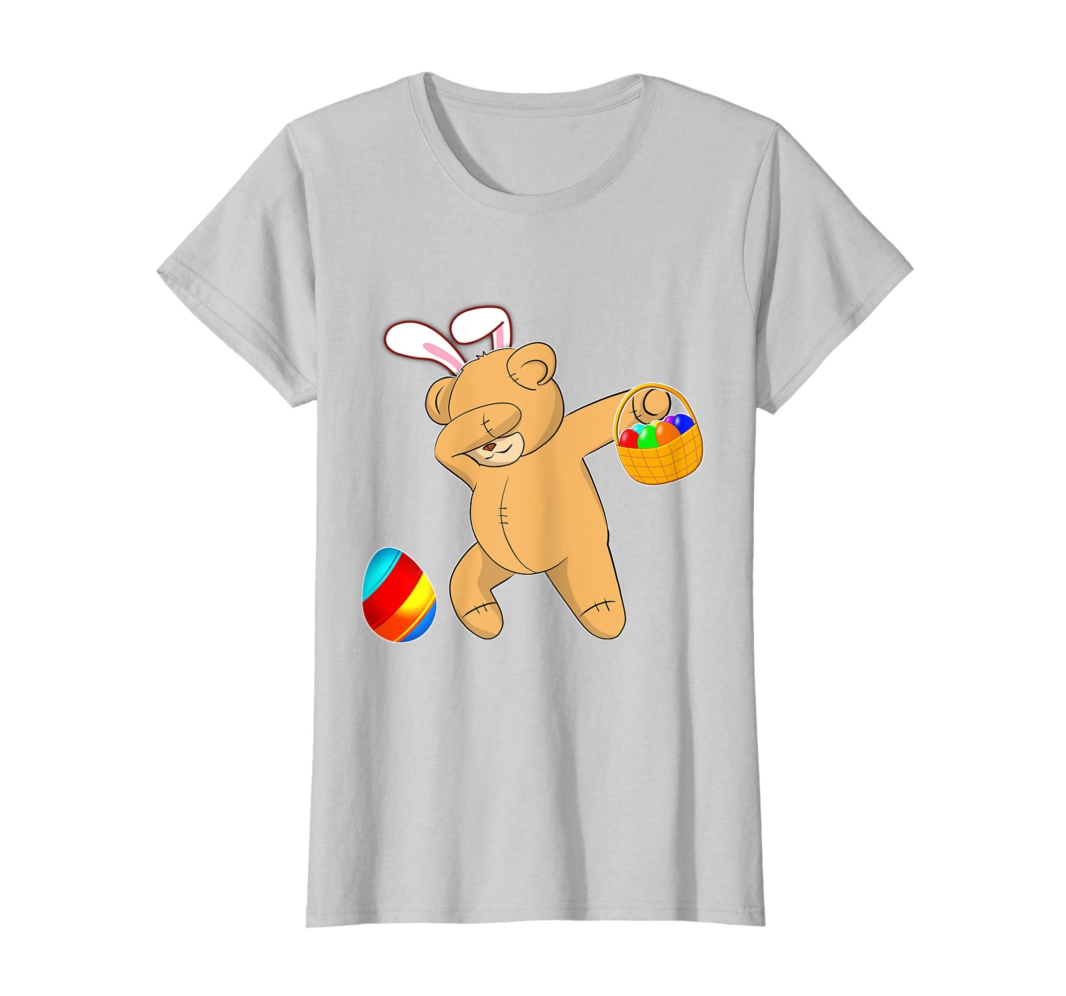 Easter Bunny Dabbing Teddy Bear Tshirt Easter Egg Gift