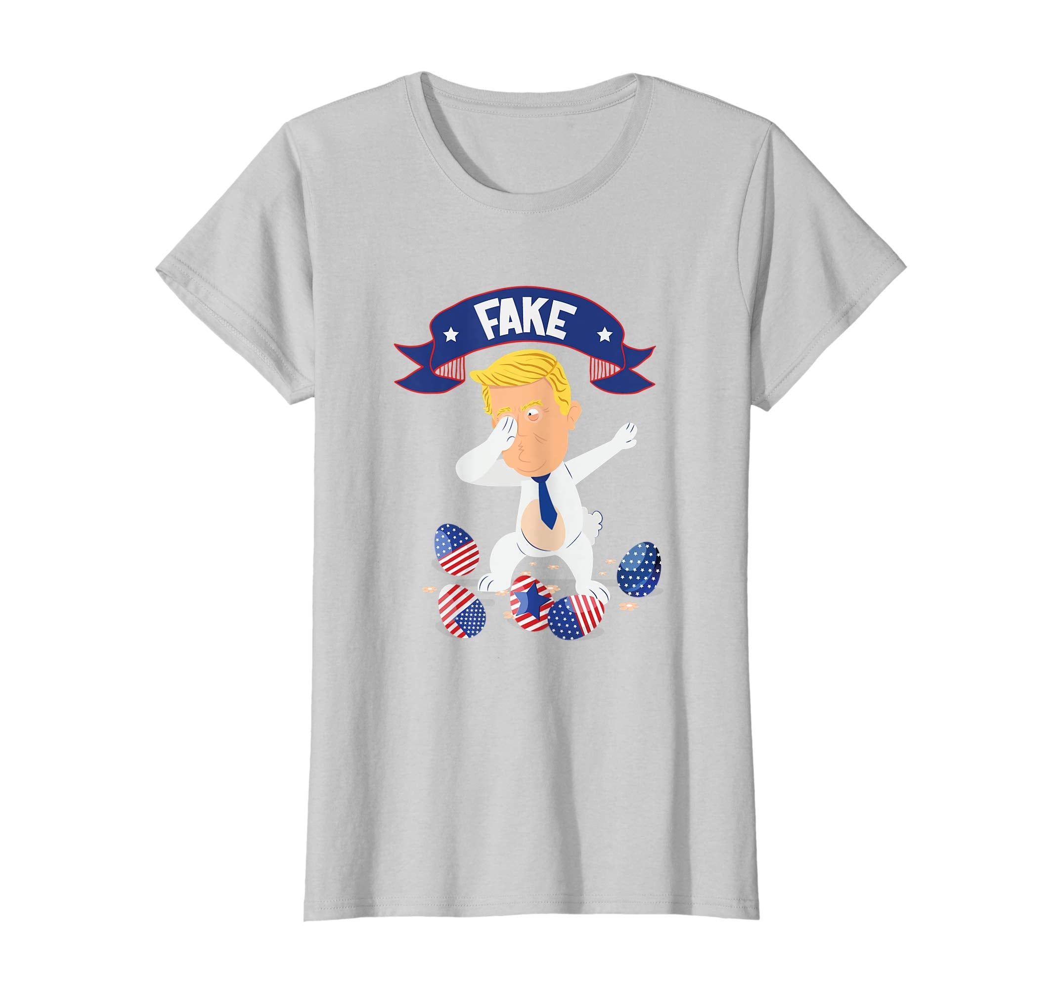 Funny Easter T Shirts Trump Dabbing Shirt Fake Bunny Eggs
