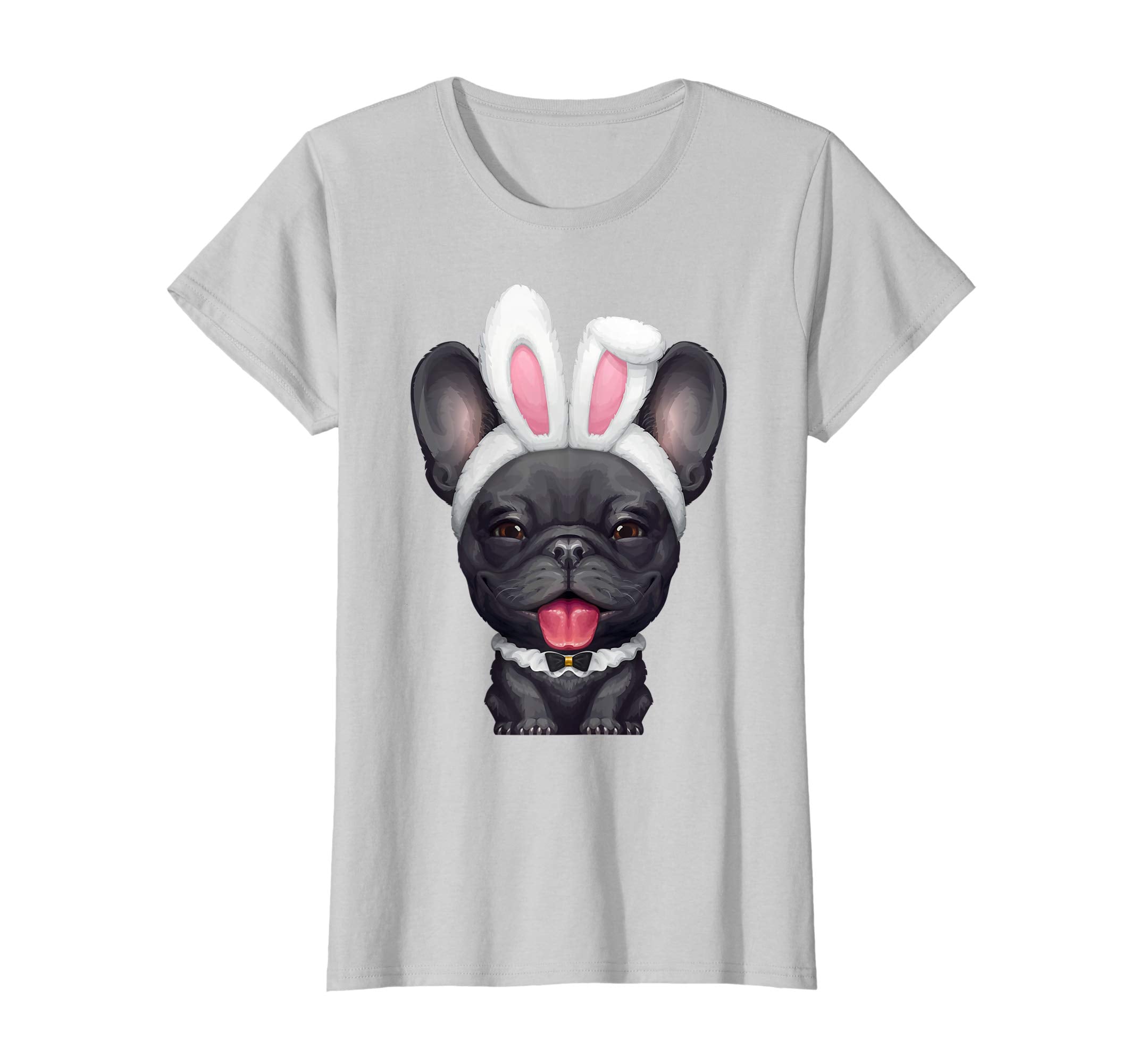 Black French Bulldog in the Easter Bunny Costume T-Shirt