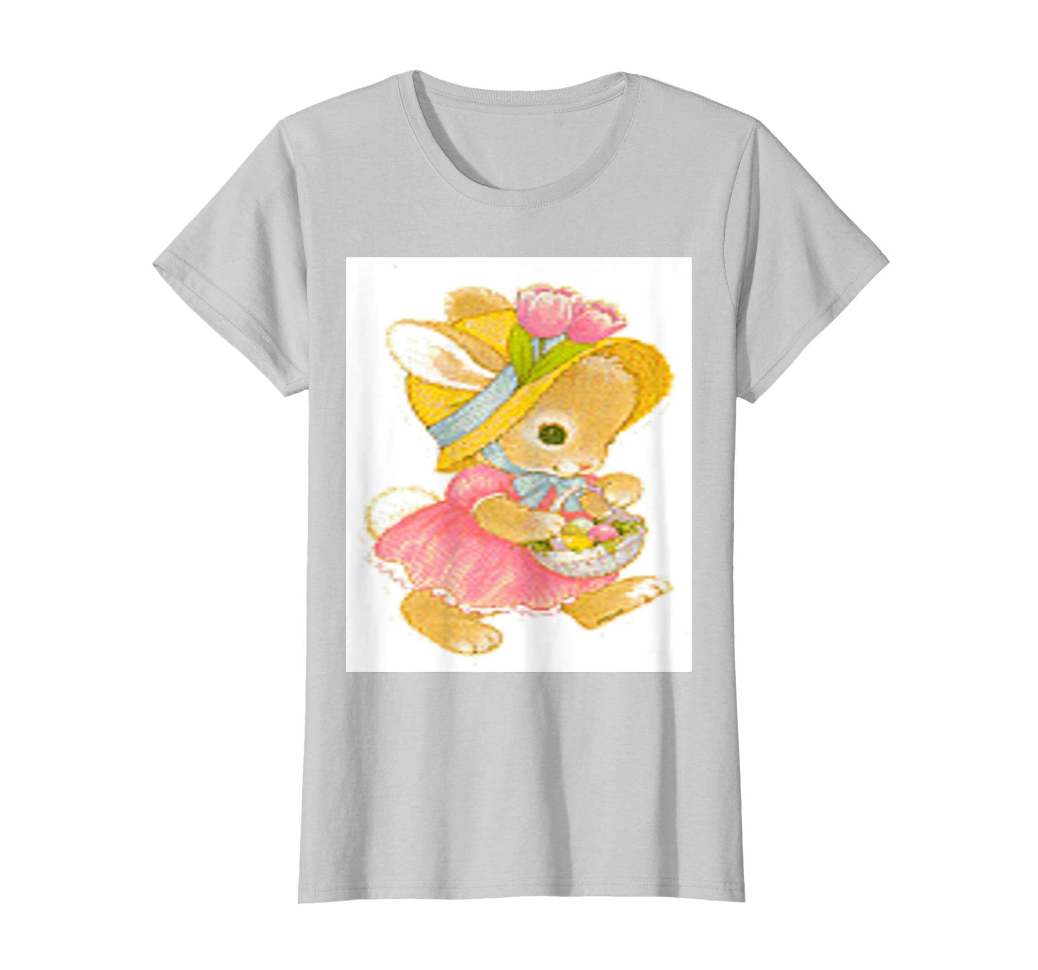 Vintage Cute Easter Day Bunny Standard T Shirt