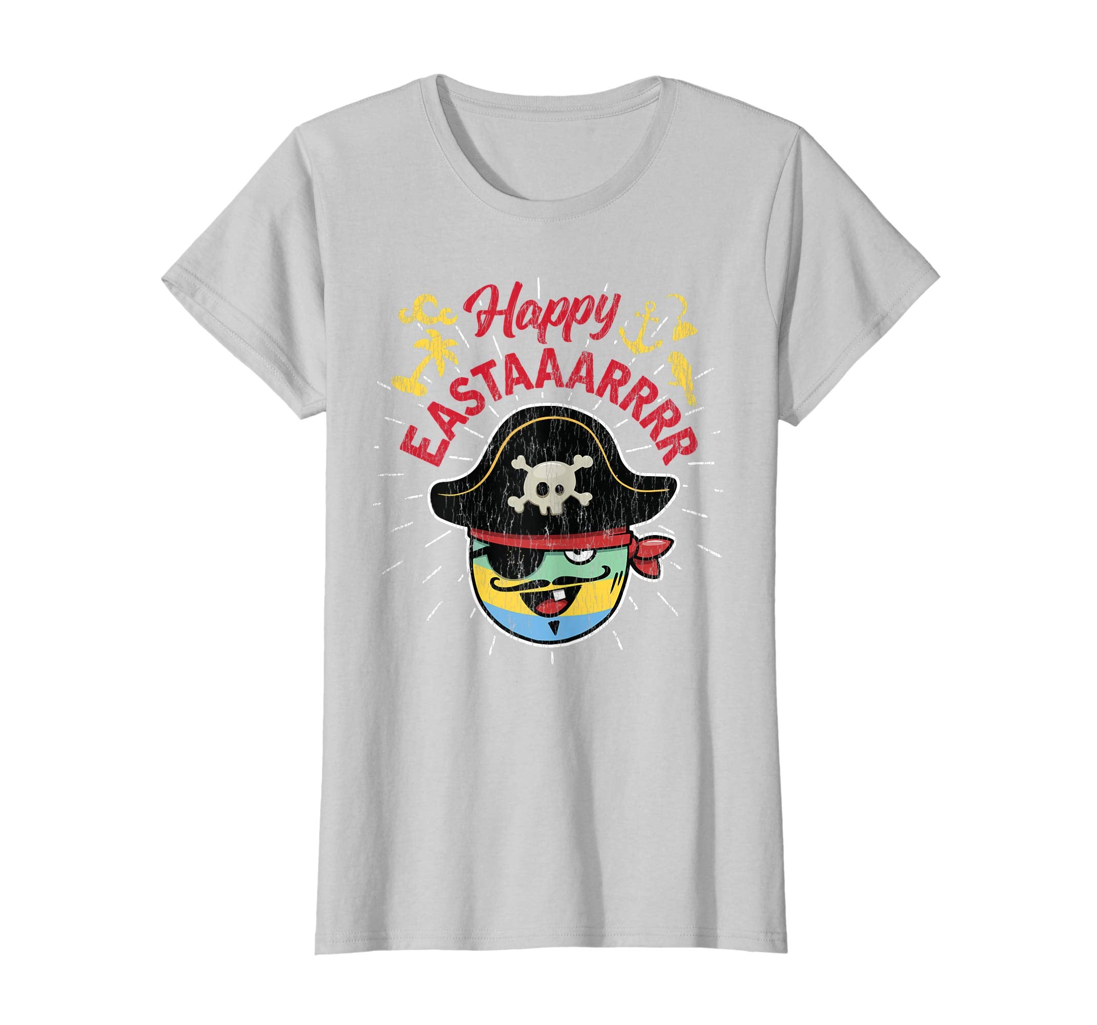 Happy Eastaaarrrr Pirate Dyed Egg Easter Funny T-Shirt