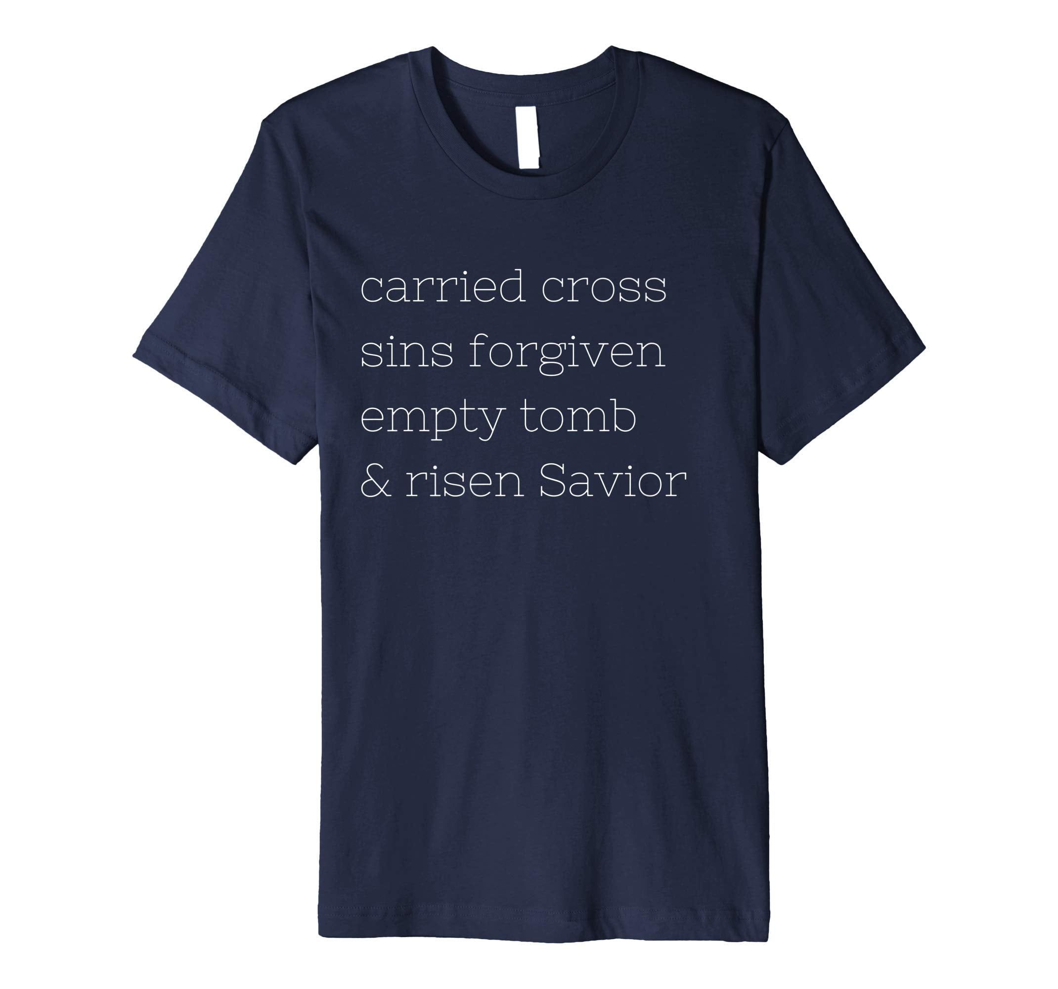 Easter T-shirt Empty Tomb Shirt Savior Jesus Cross Forgiven